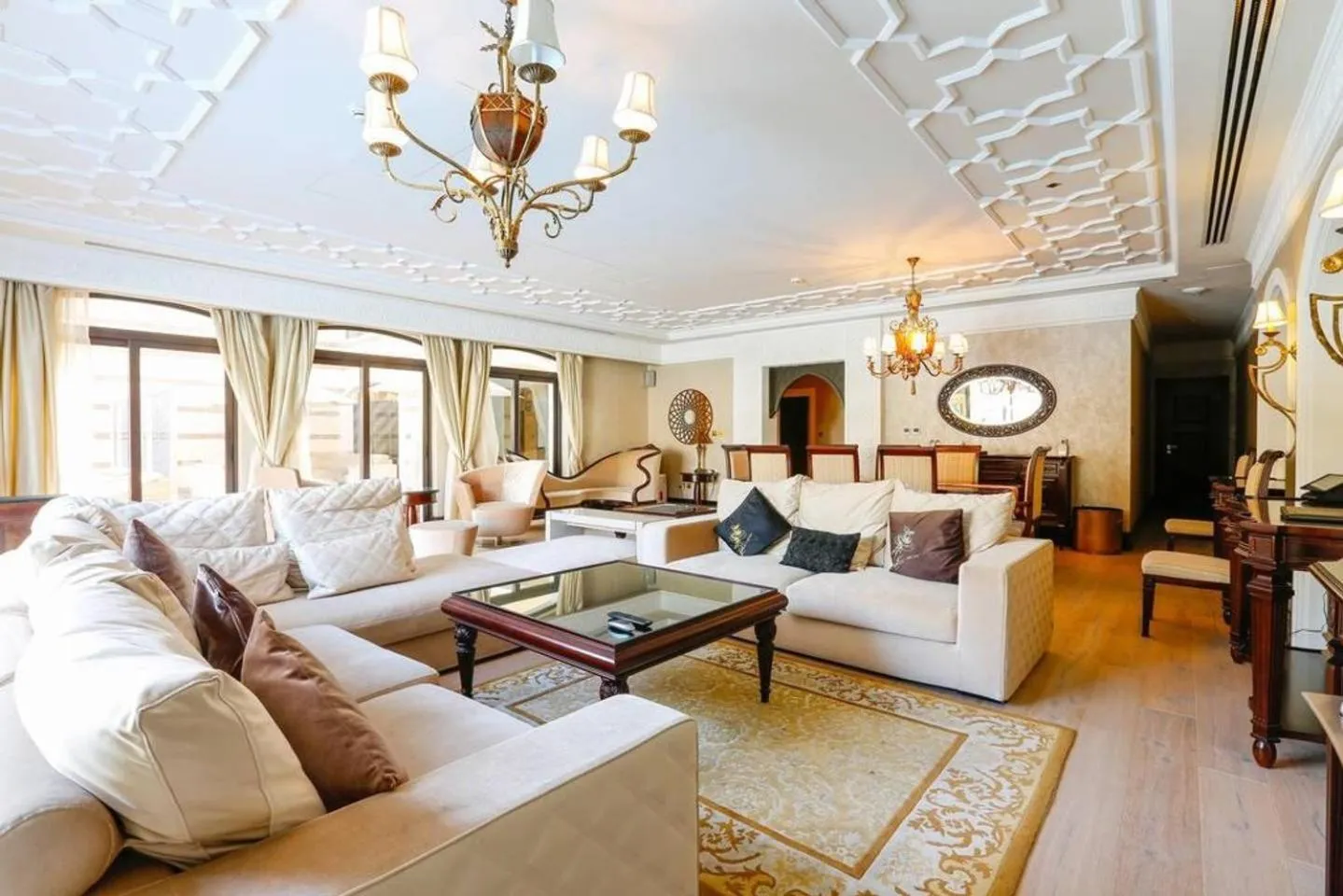 Living room in Zabeel Saray Royal Residences Lagoon Villa