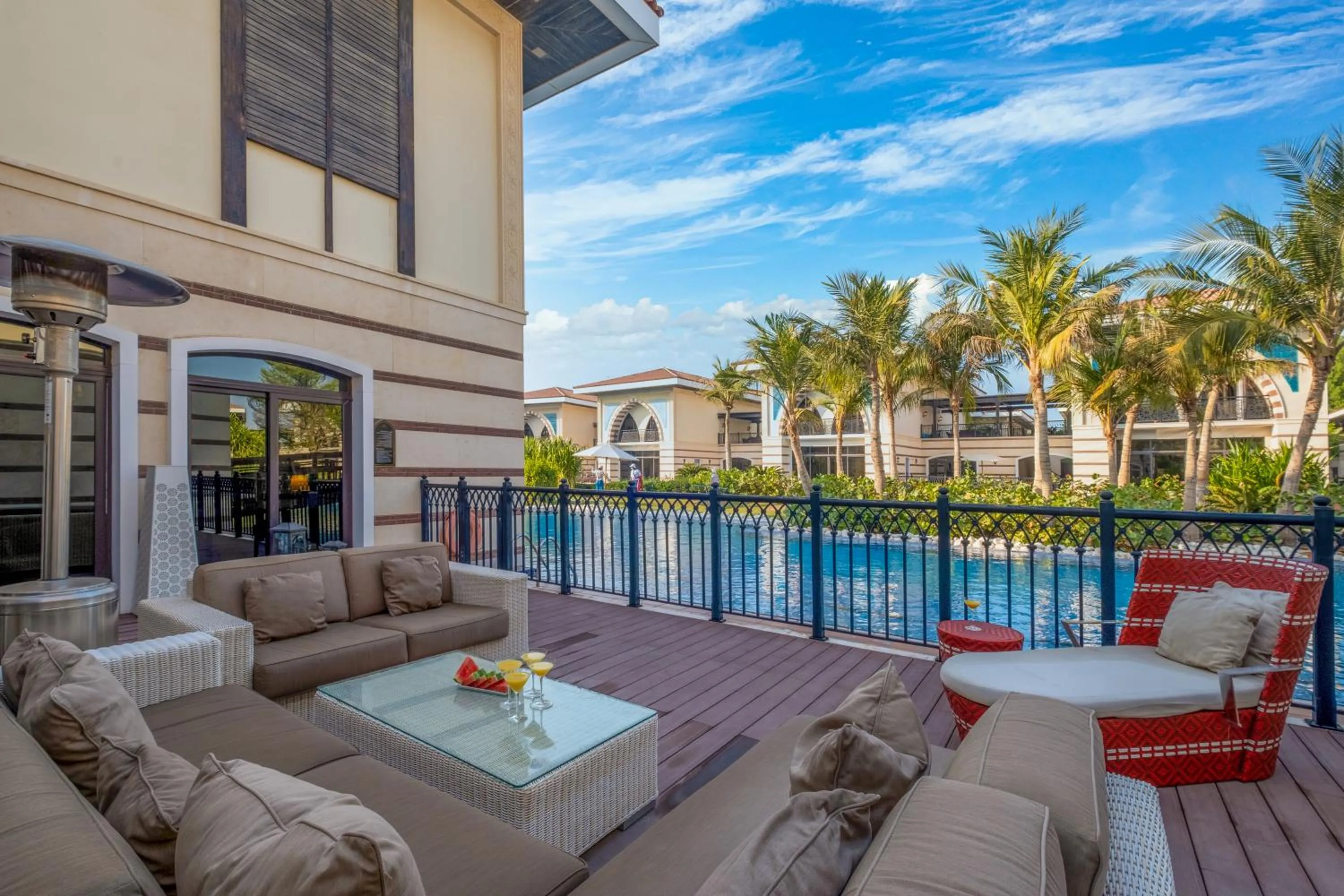 Balcony/Terrace in Zabeel Saray Royal Residences Lagoon Villa