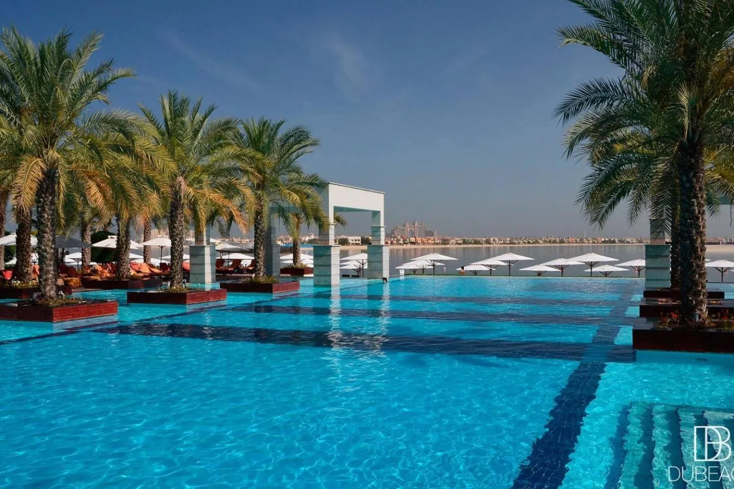 Pool view in Zabeel Saray Royal Residences Lagoon Villa