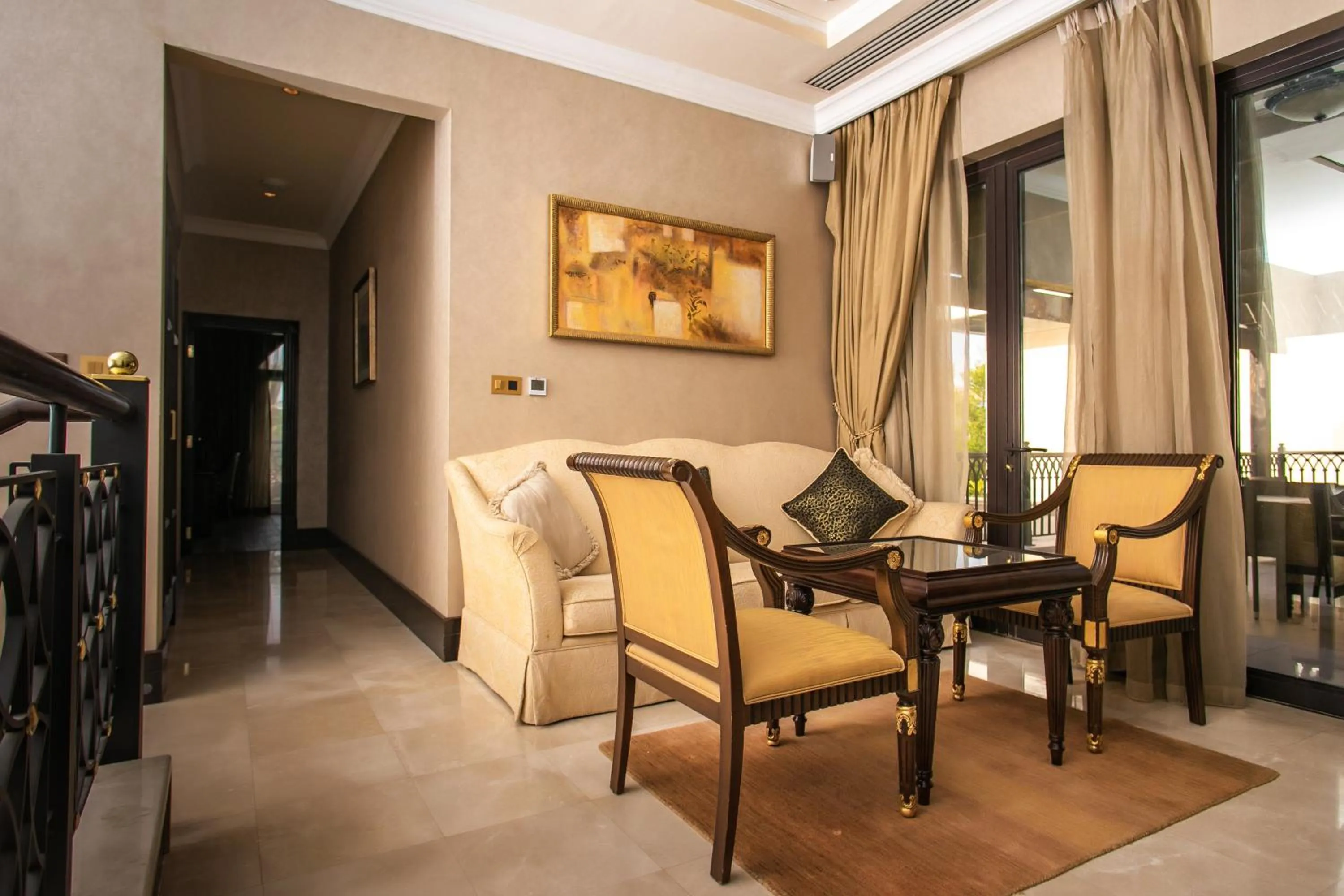 Seating area in Zabeel Saray Royal Residences Lagoon Villa