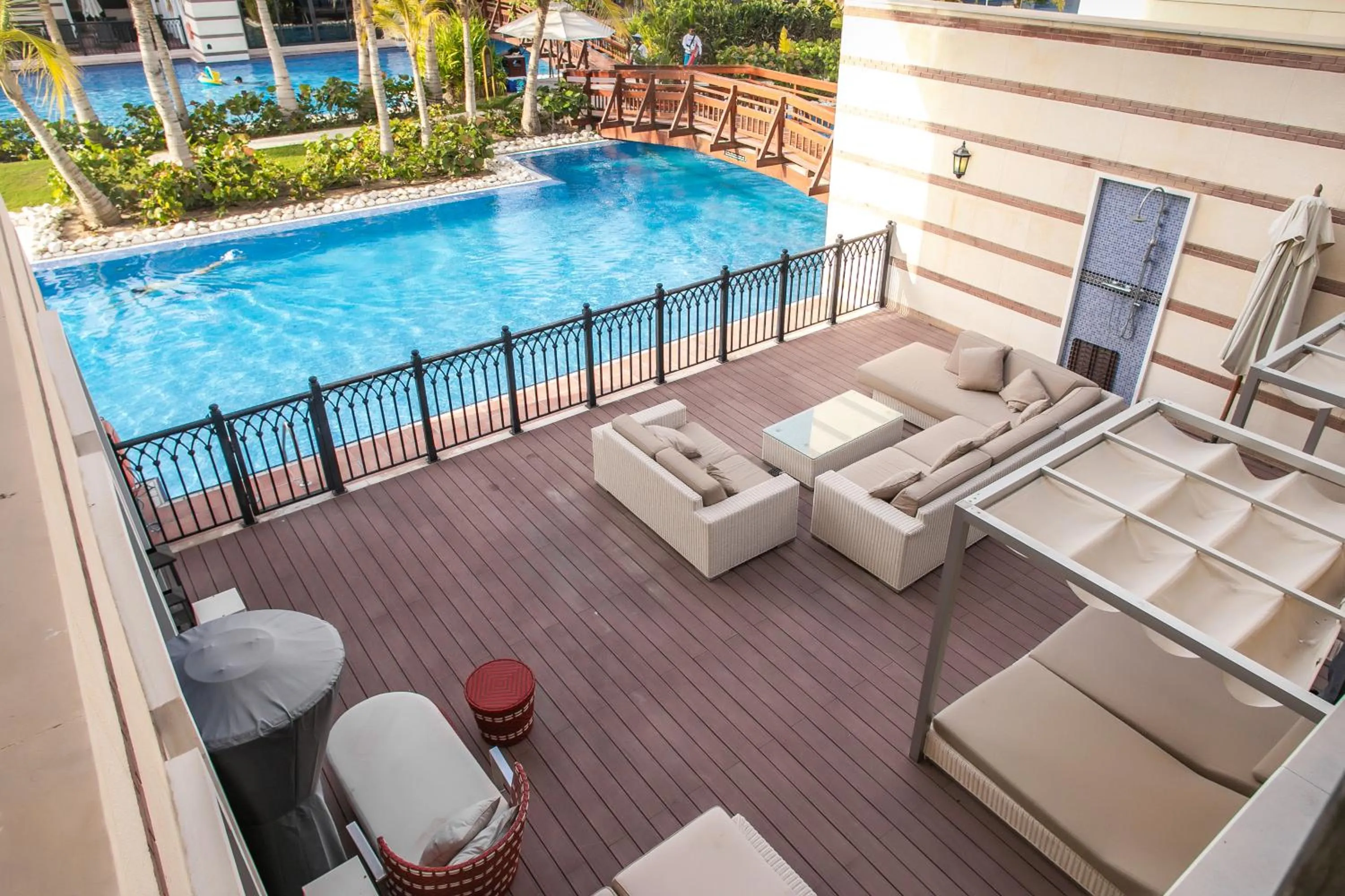 Balcony/Terrace in Zabeel Saray Royal Residences Lagoon Villa