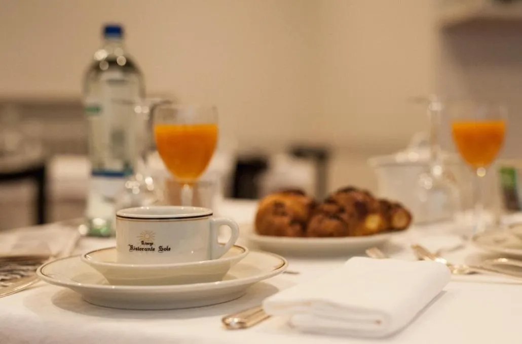 Italian breakfast in Albergo Sole