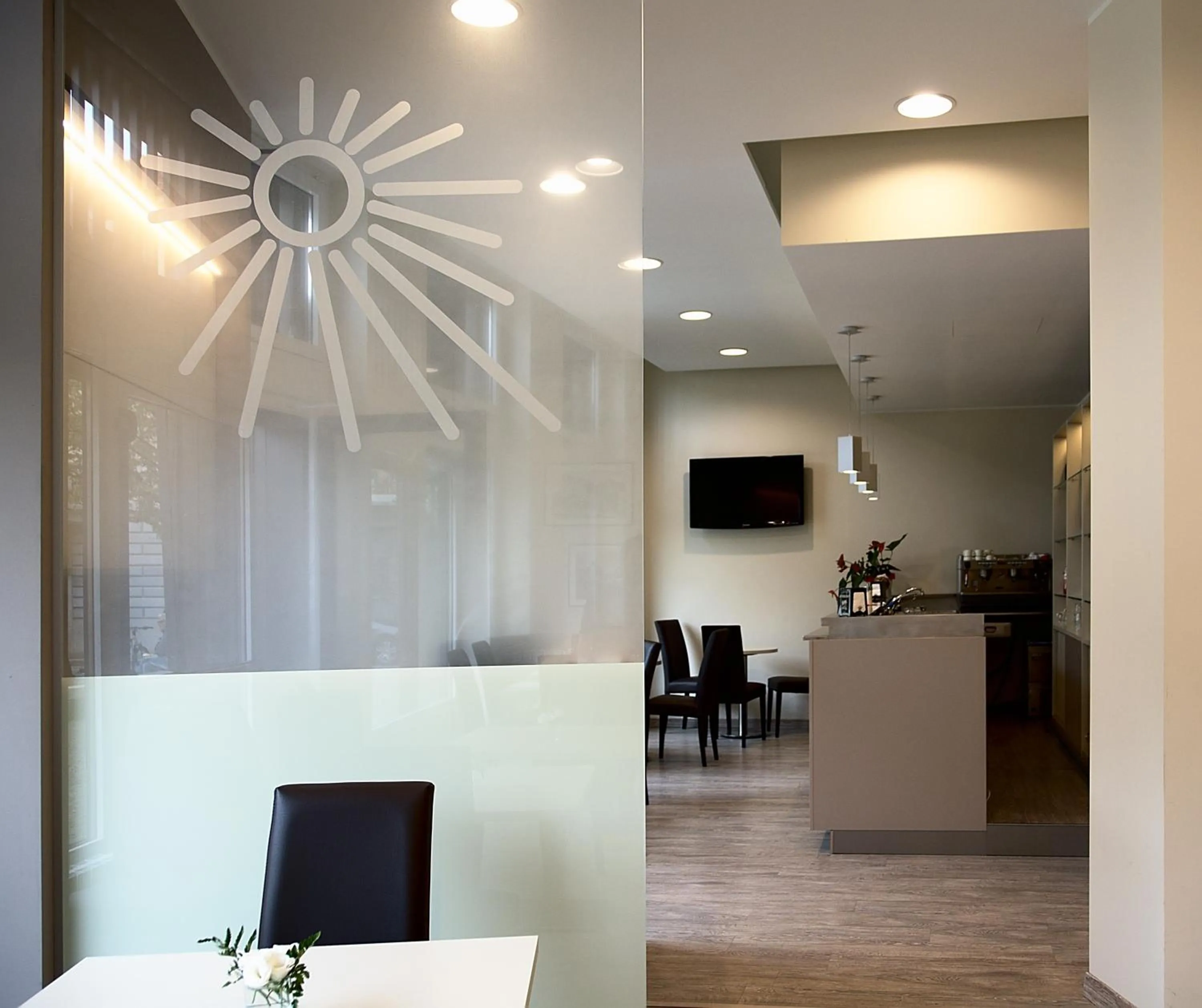 Lobby or reception in Albergo Sole