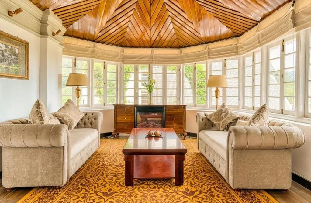 Living room in The Clovelly Bungalow