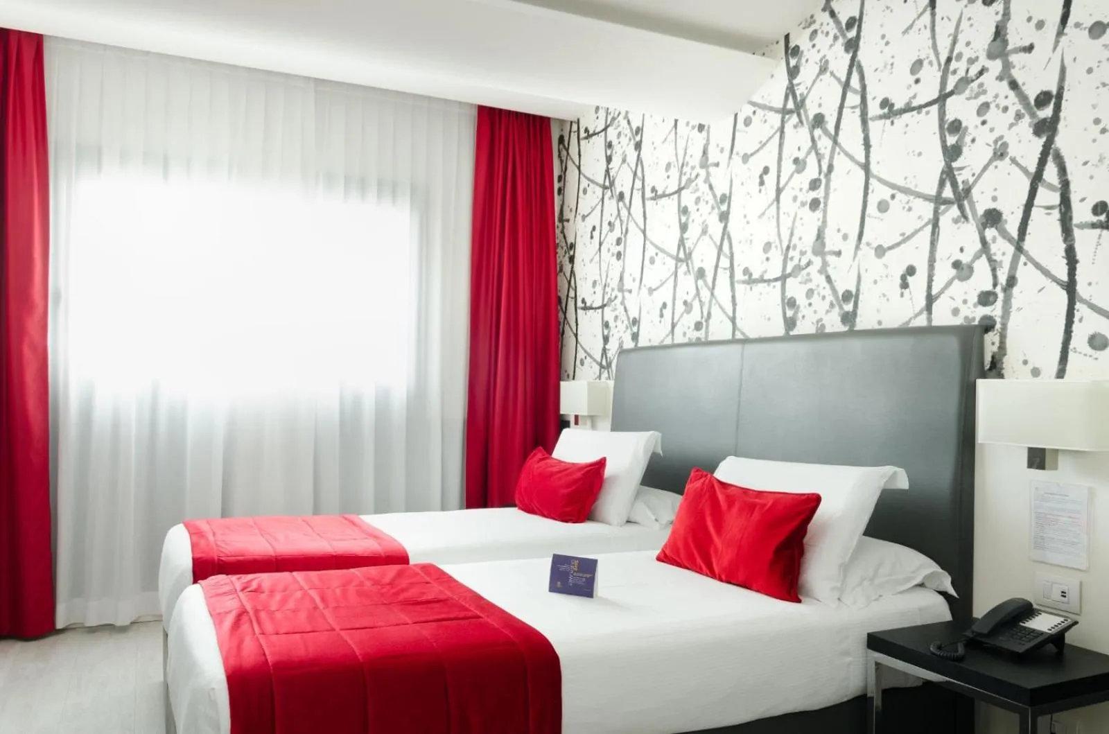 Bed in Hotel American Palace Eur