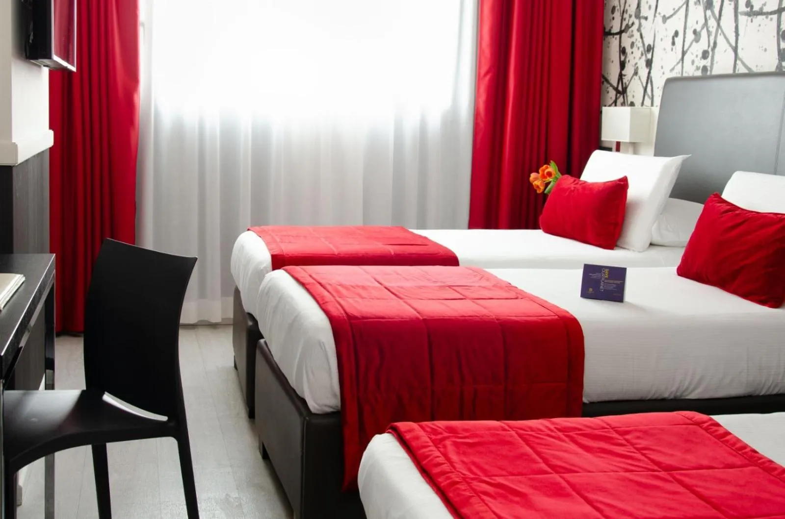 Bed in Hotel American Palace Eur