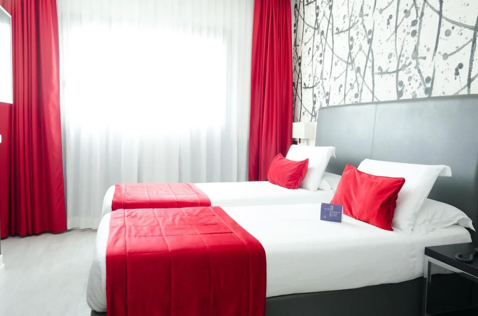 Bed in Hotel American Palace Eur