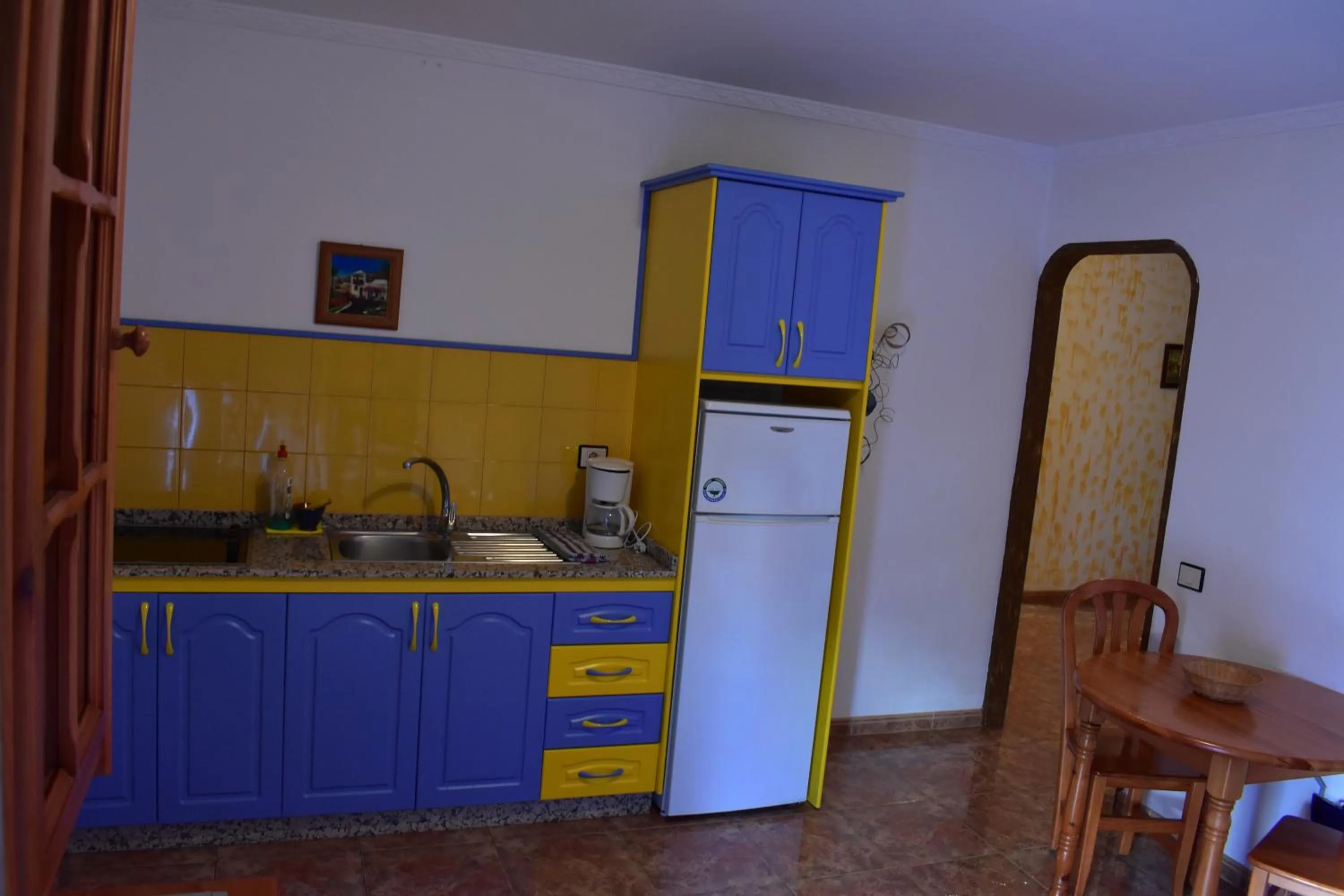 Kitchen or kitchenette in La Fonda Aeropuerto