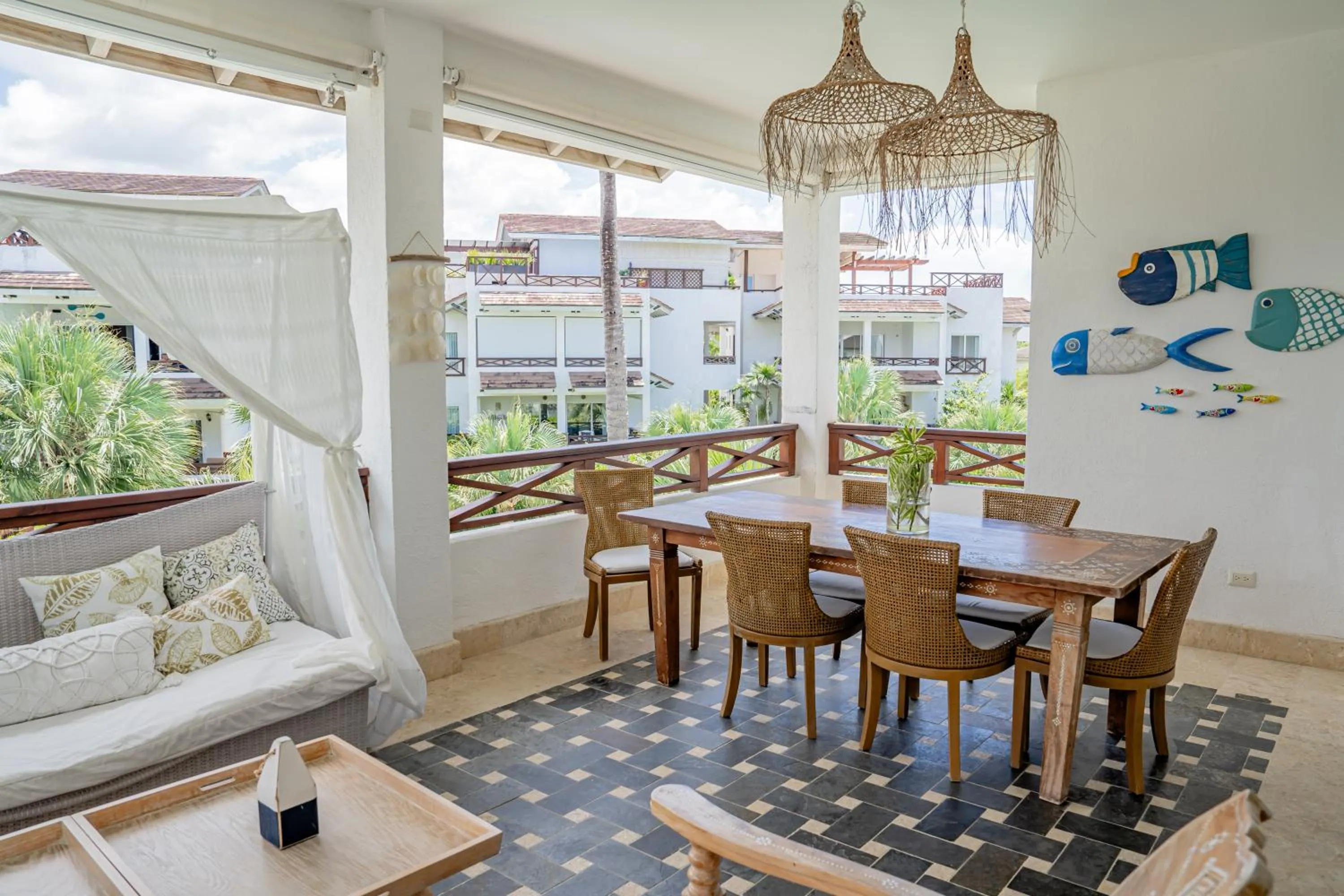 Balcony/Terrace in Xeliter Balcones del Atlantico - Las Terrenas