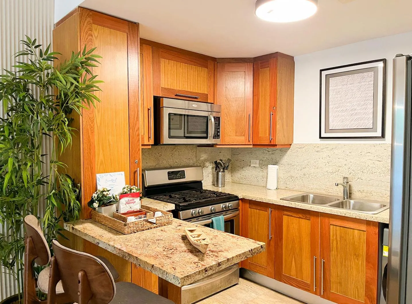 Kitchen or kitchenette in Xeliter Balcones del Atlantico - Las Terrenas