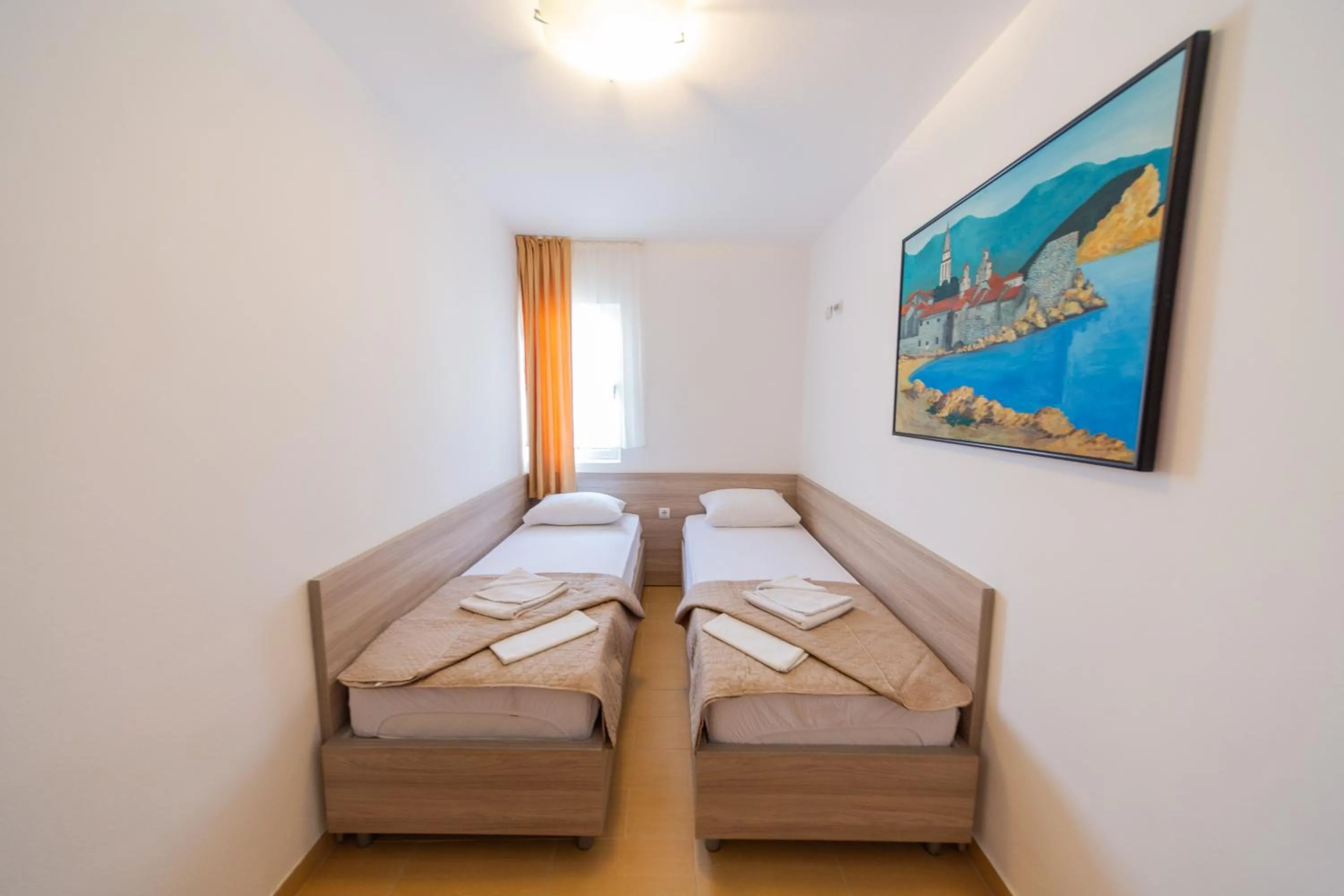 Bedroom, Bed in Azzuro apartments Budva
