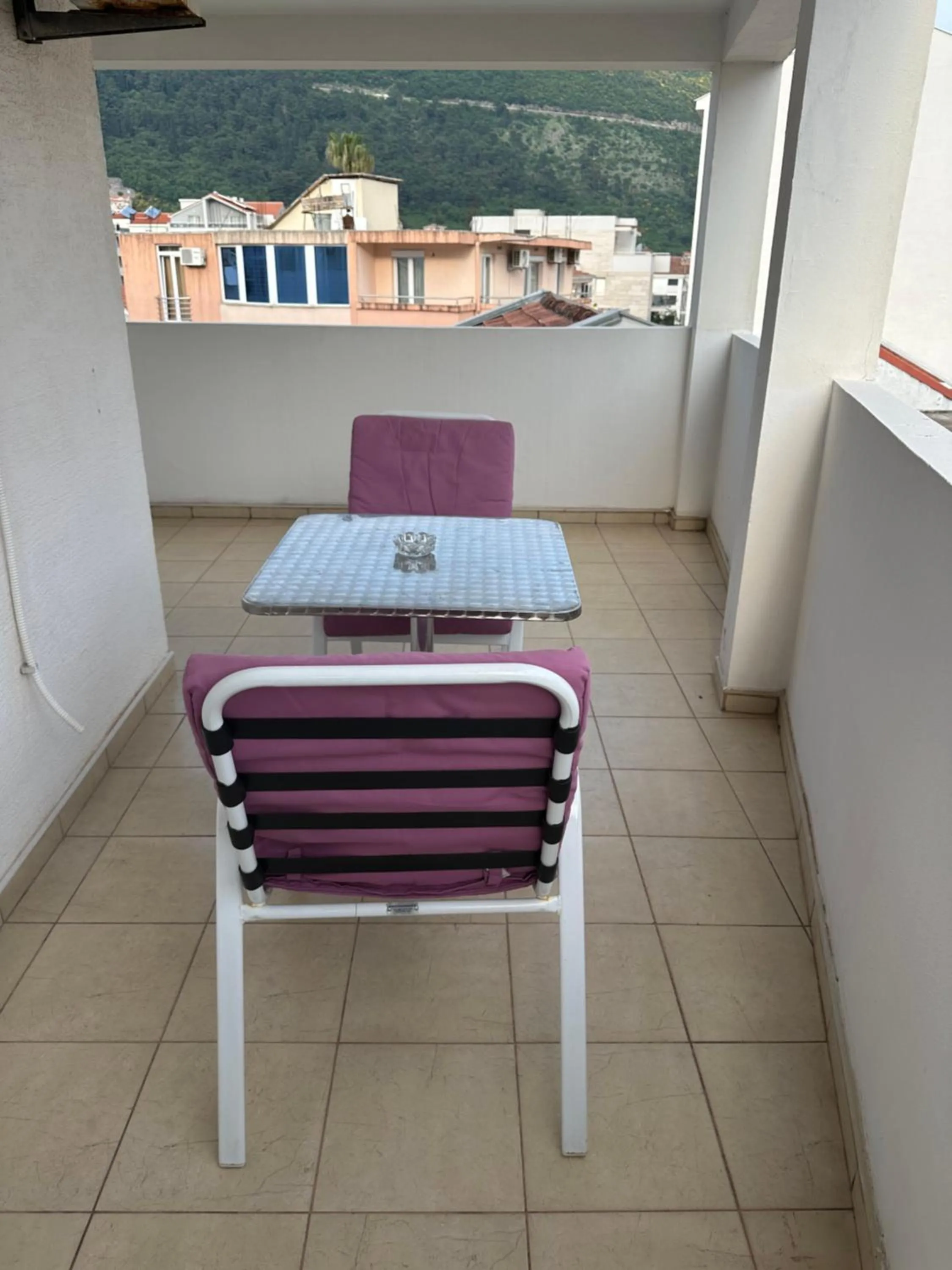 Balcony/Terrace in Azzuro apartments Budva