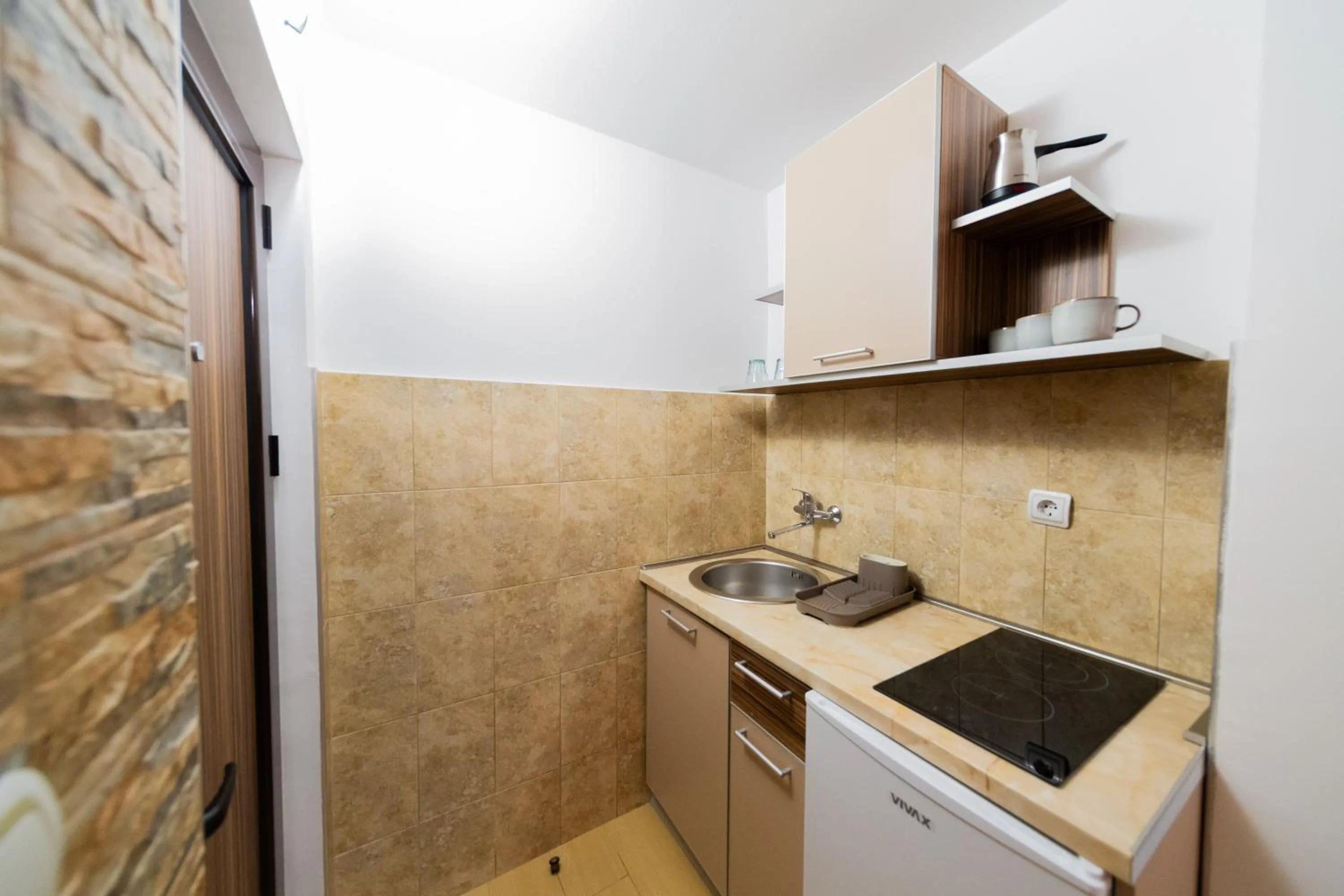kitchen in Azzuro apartments Budva