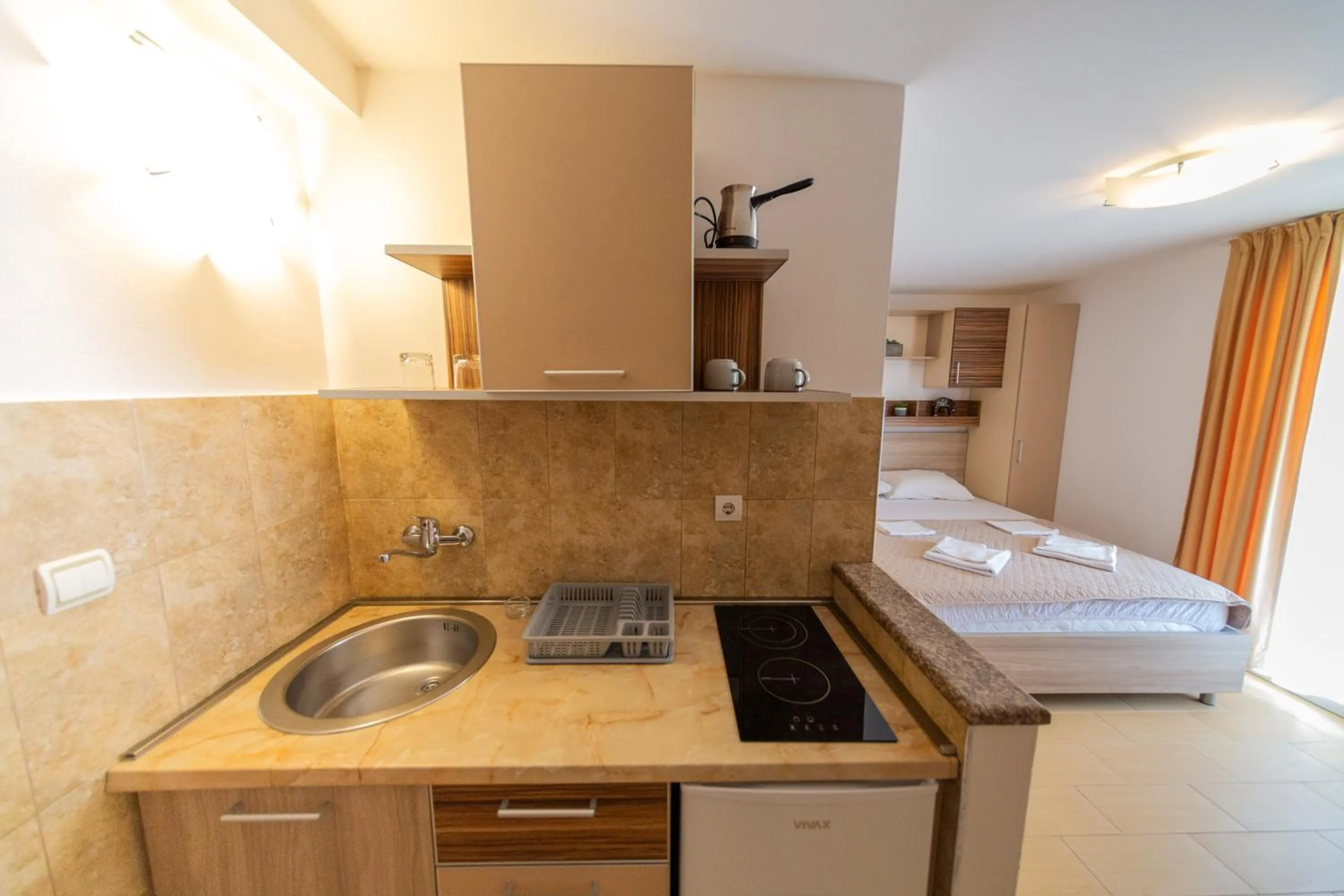 kitchen in Azzuro apartments Budva
