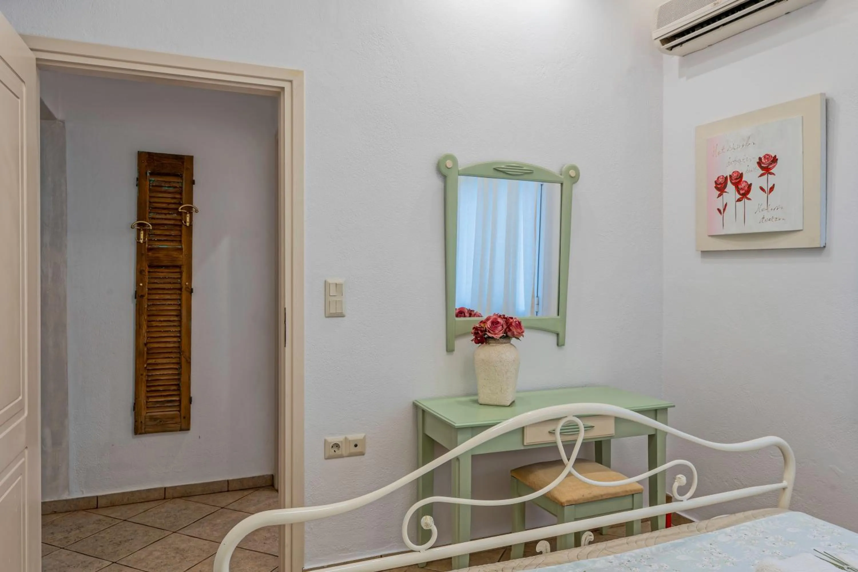 Bed in Aneria Suites
