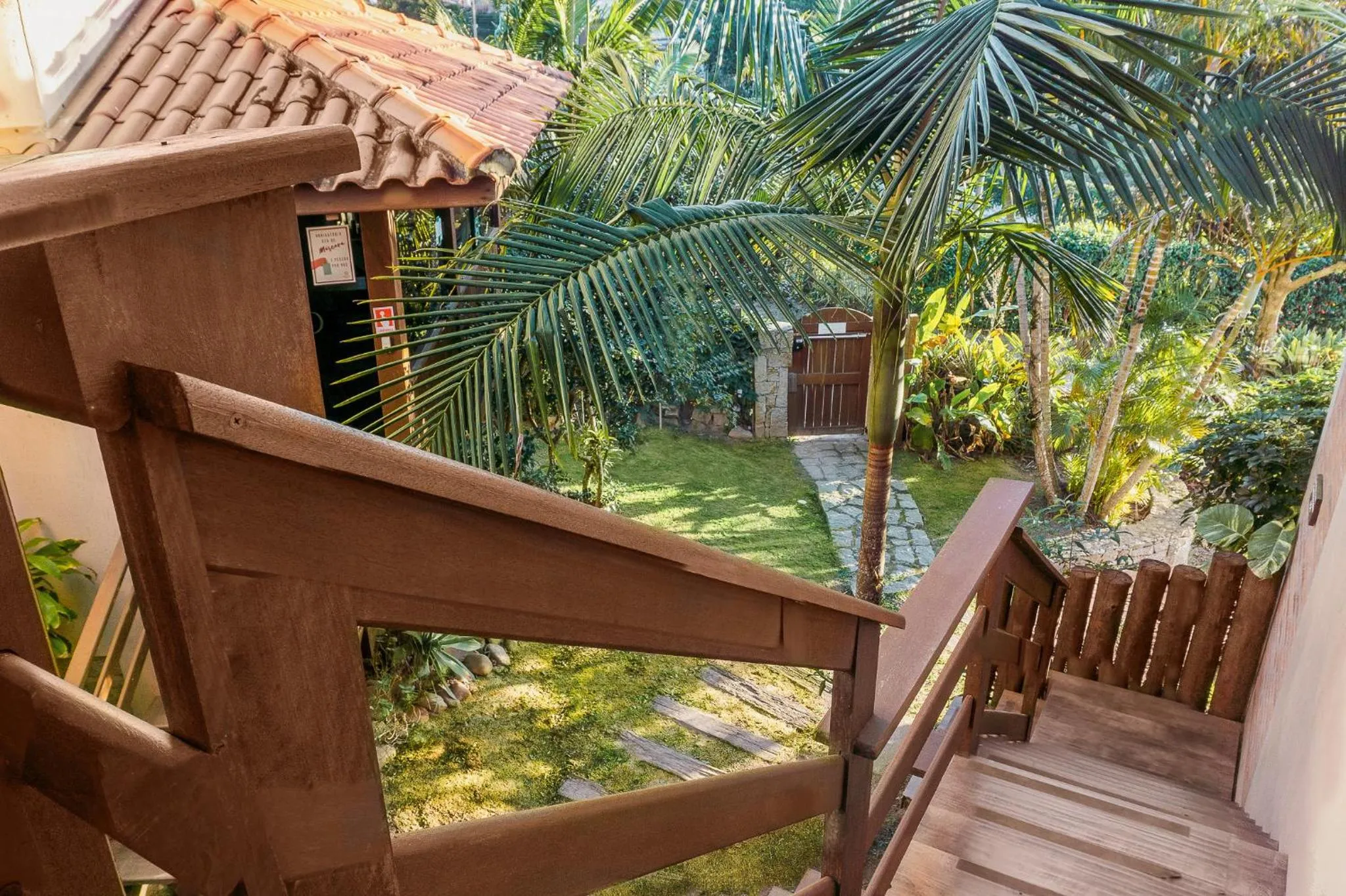 Garden in Pousada Areias do Rosa