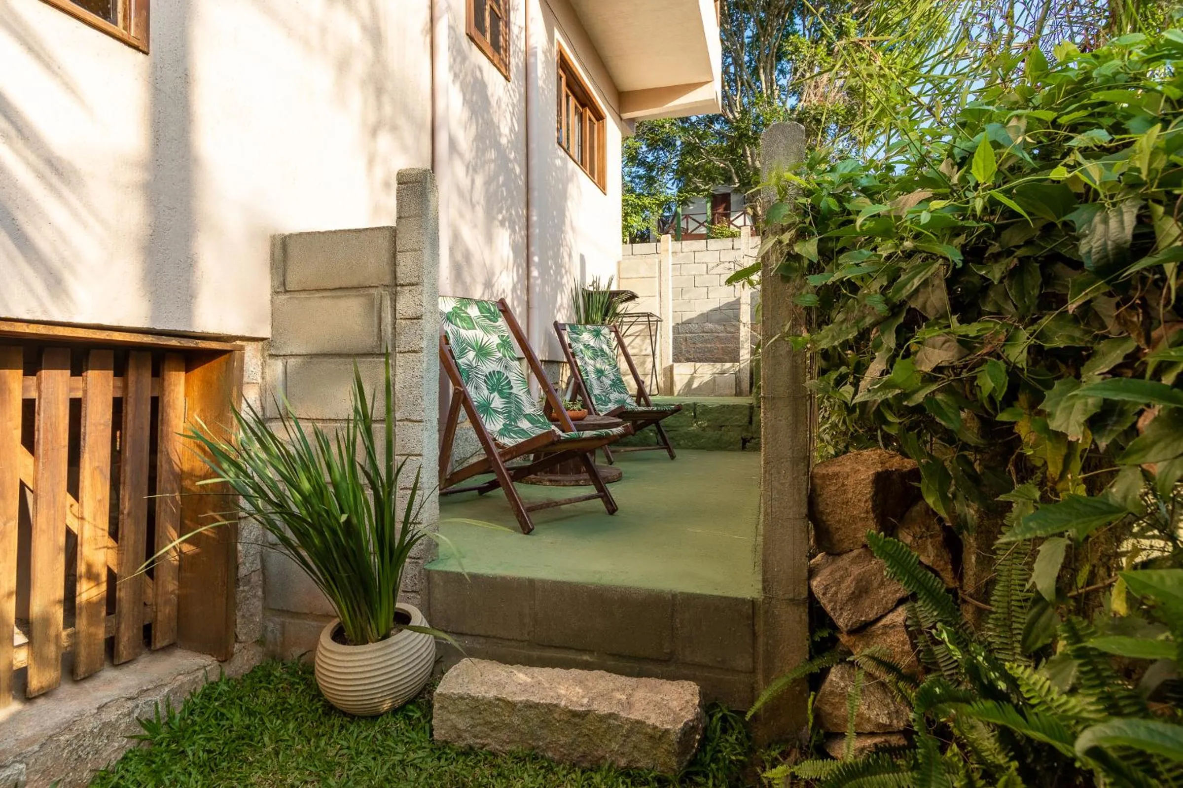 Patio in Pousada Areias do Rosa