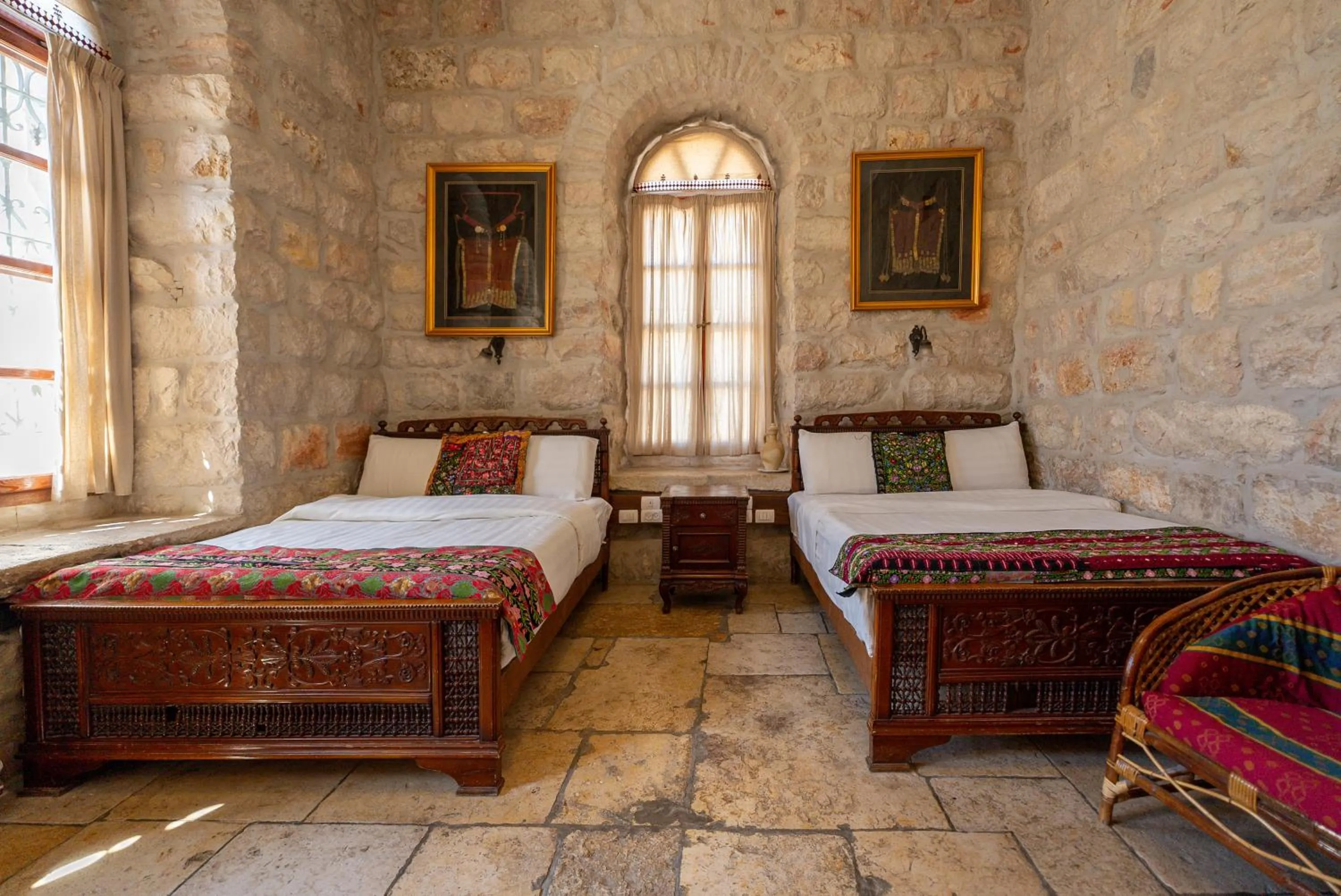 Bed in Jerusalem Hotel