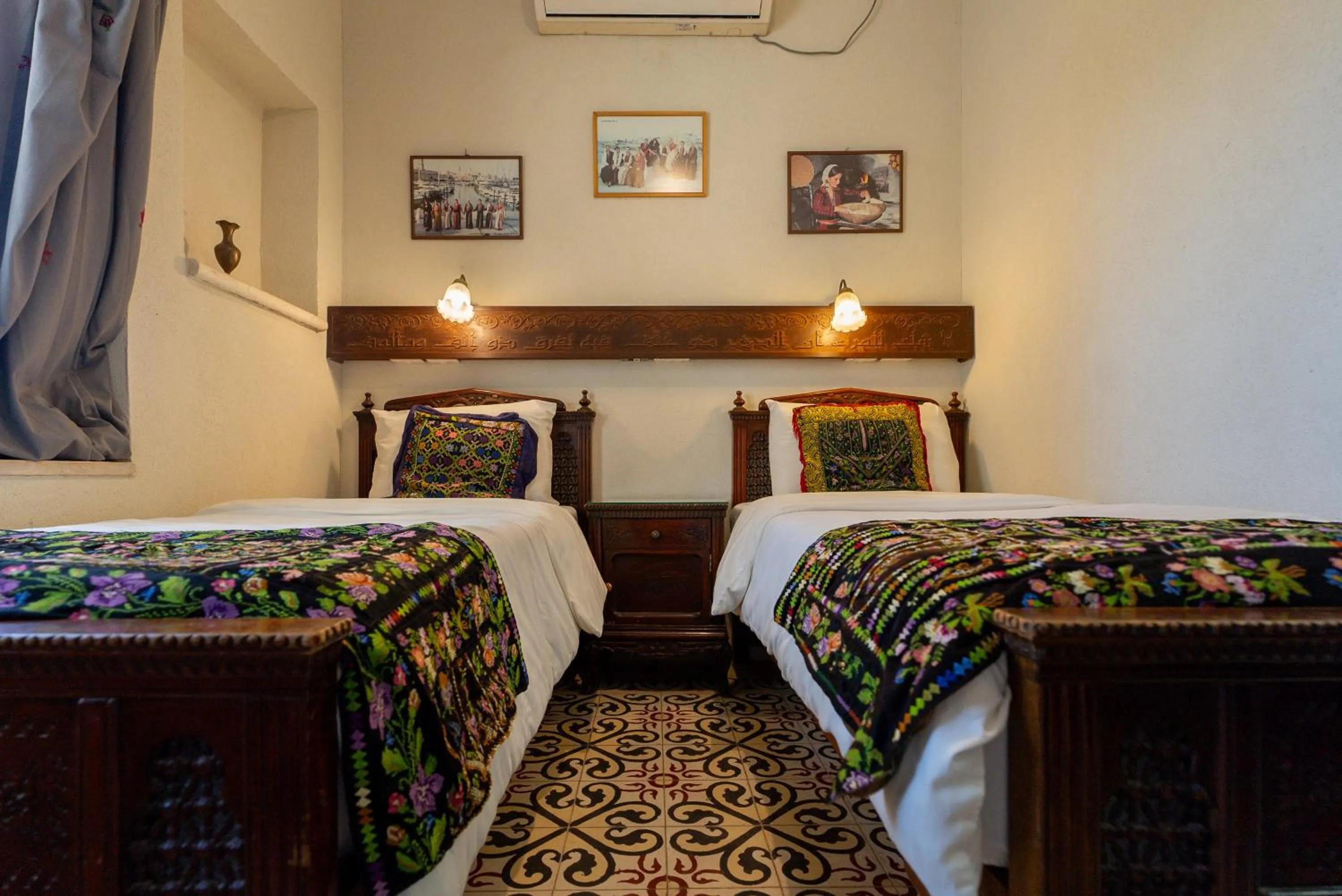 Bed in Jerusalem Hotel