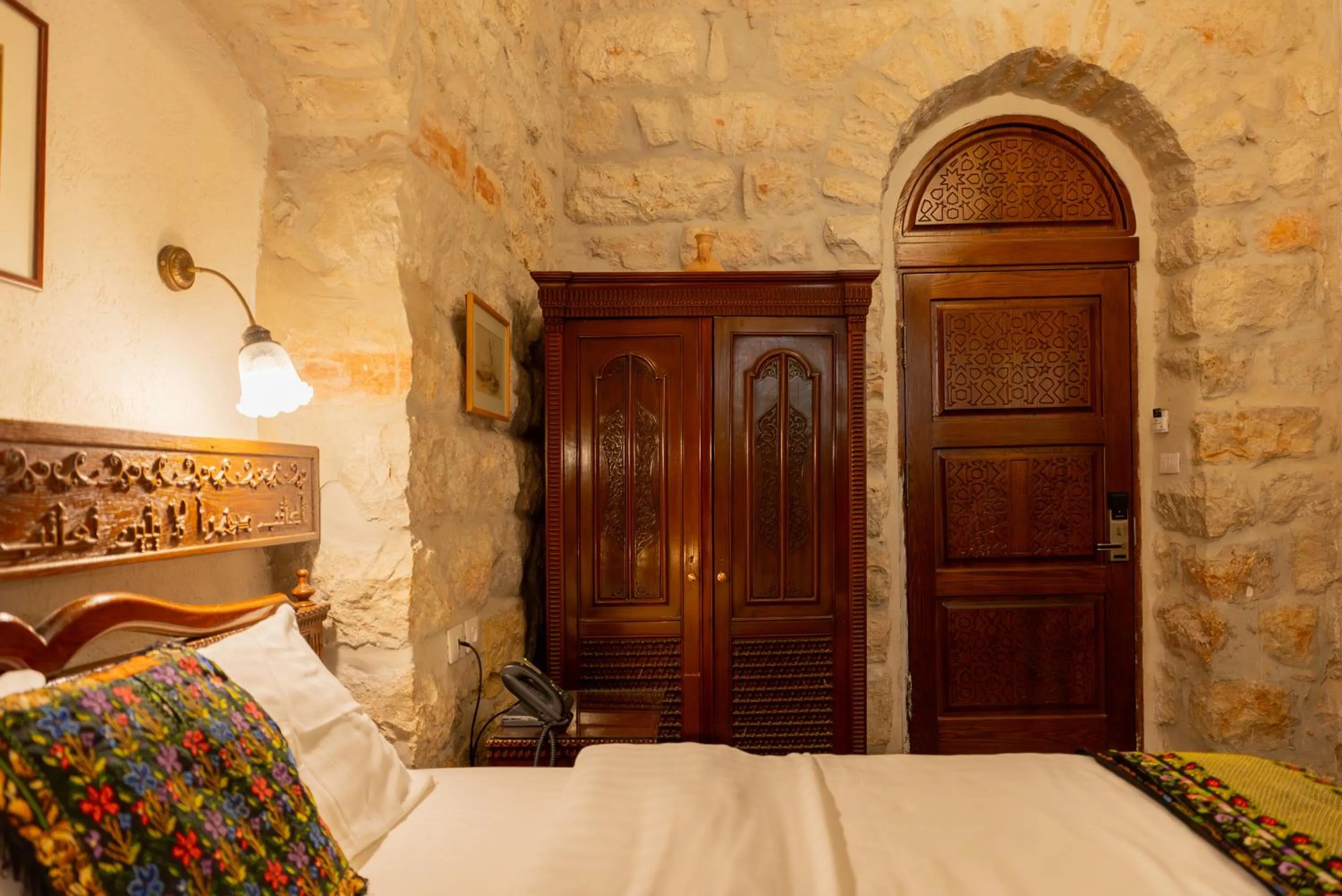 Bed in Jerusalem Hotel