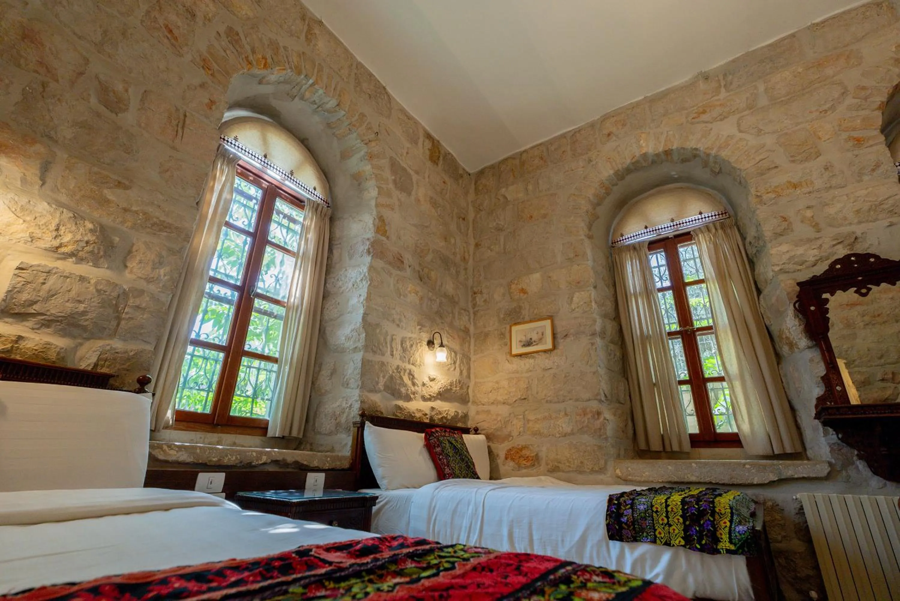 Bed in Jerusalem Hotel