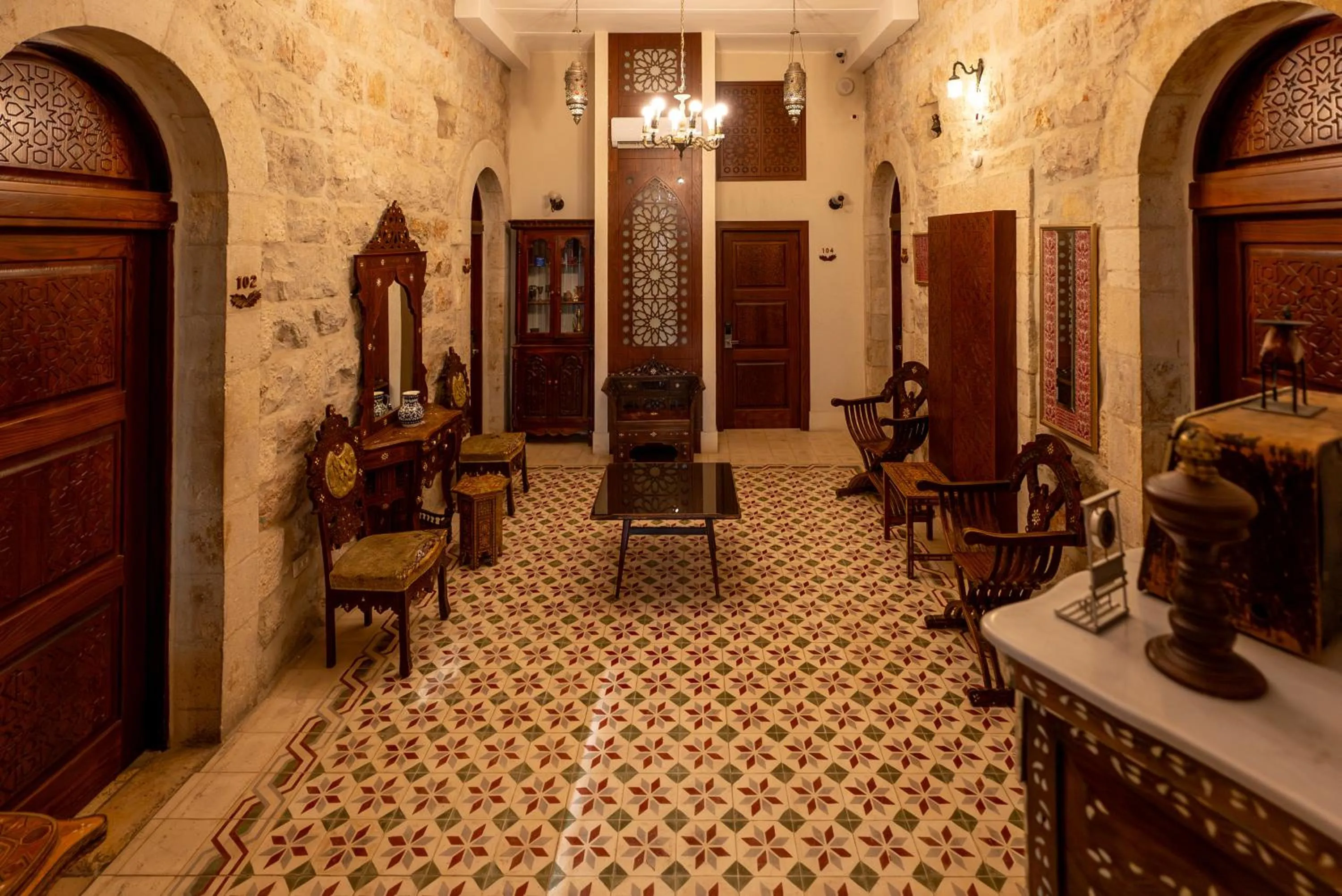 Living room in Jerusalem Hotel