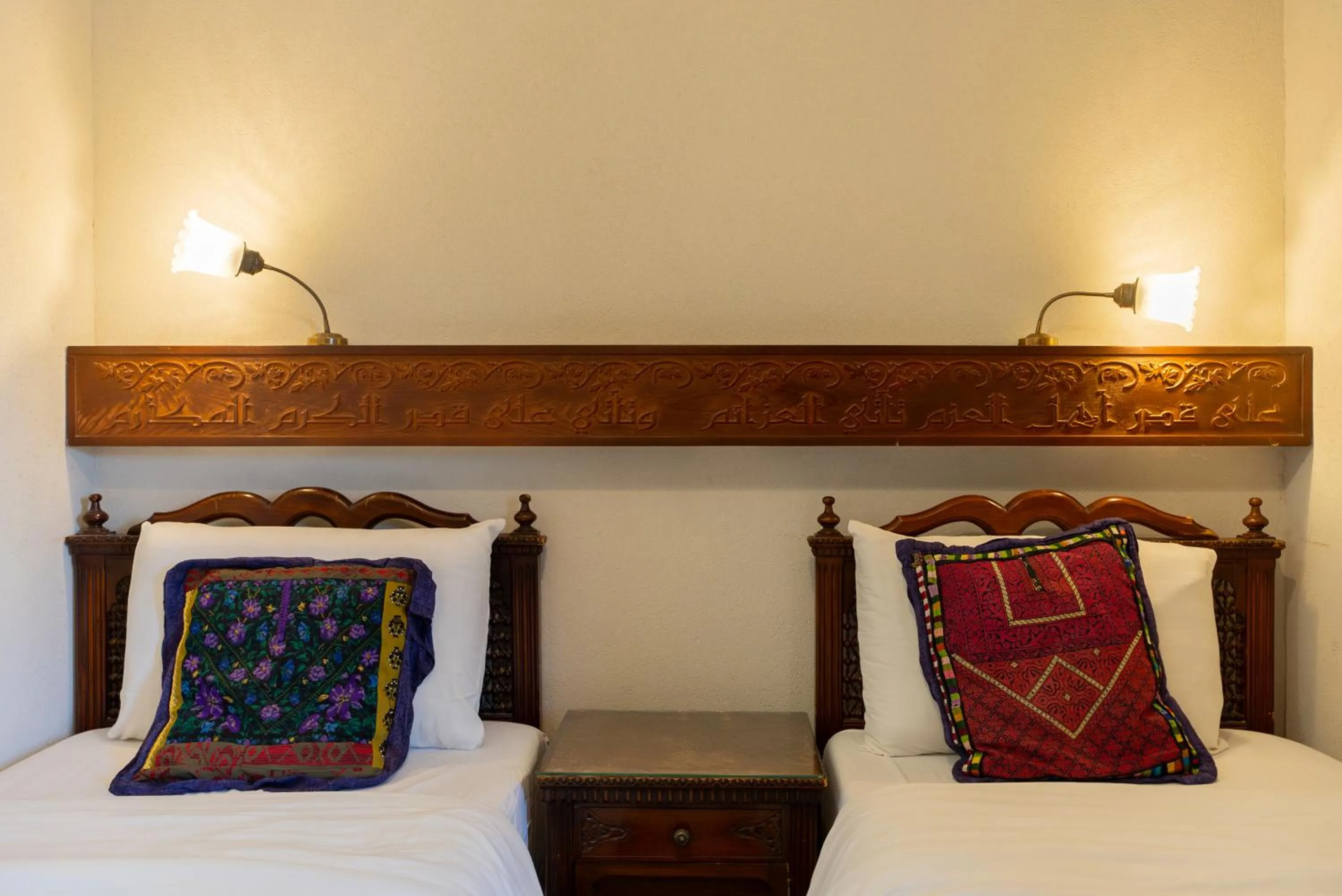 Bed in Jerusalem Hotel