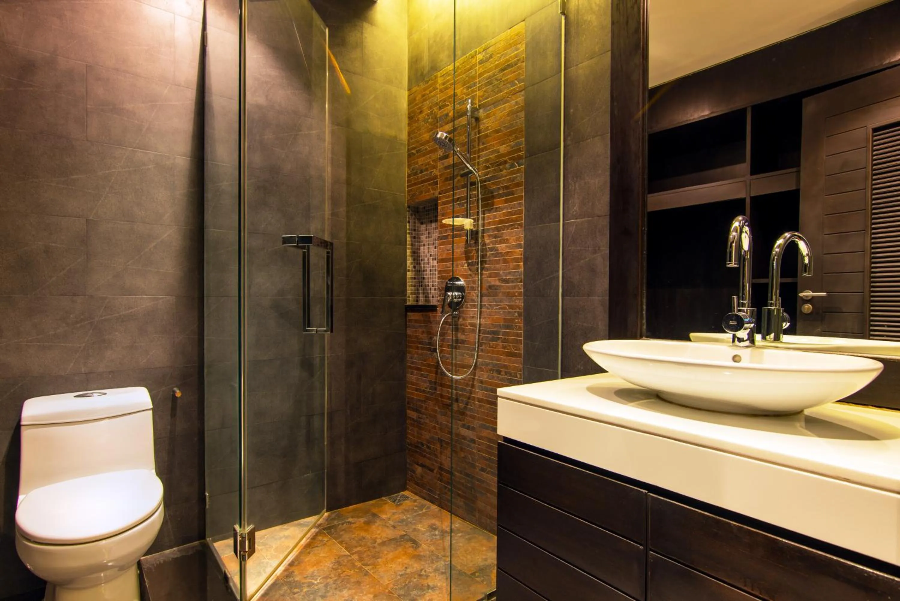 Shower in Amazing 5br, Seaview private PoolVilla by Intira Villas