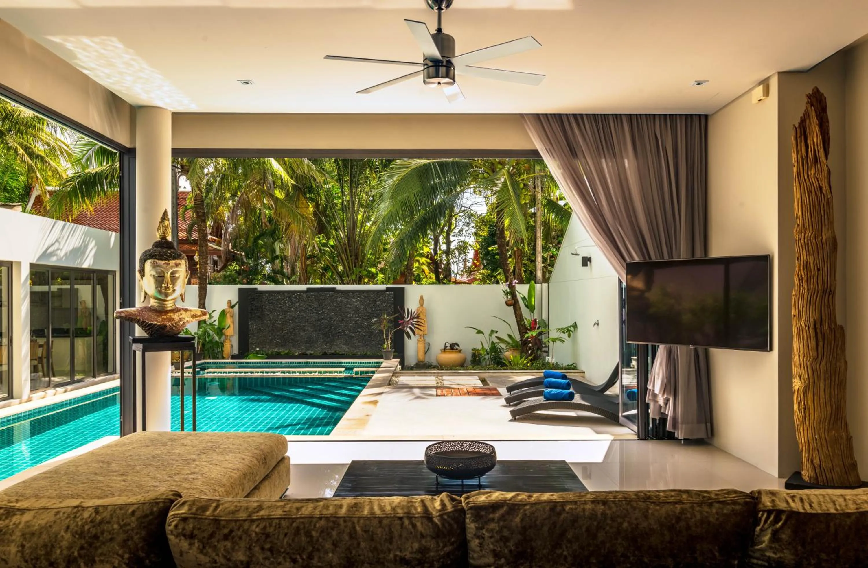 Patio in Amazing 5br, Seaview private PoolVilla by Intira Villas