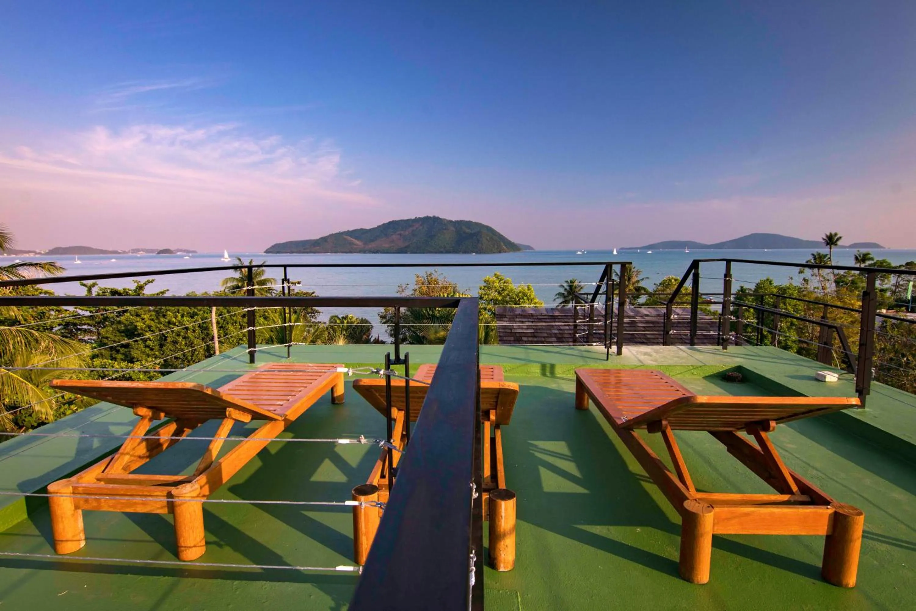 Balcony/Terrace in Amazing 5br, Seaview private PoolVilla by Intira Villas