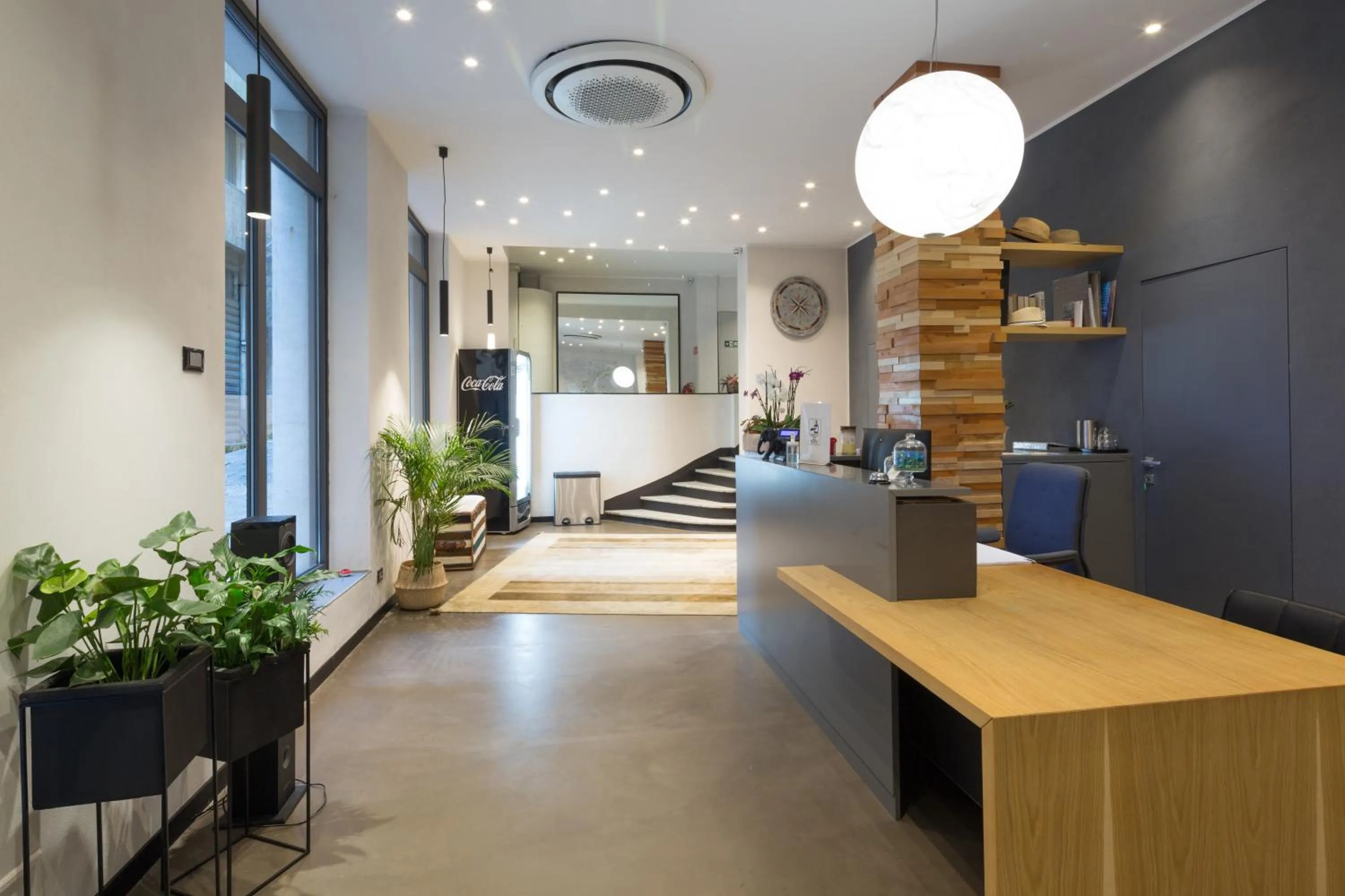 Lobby or reception in Hotel Doria