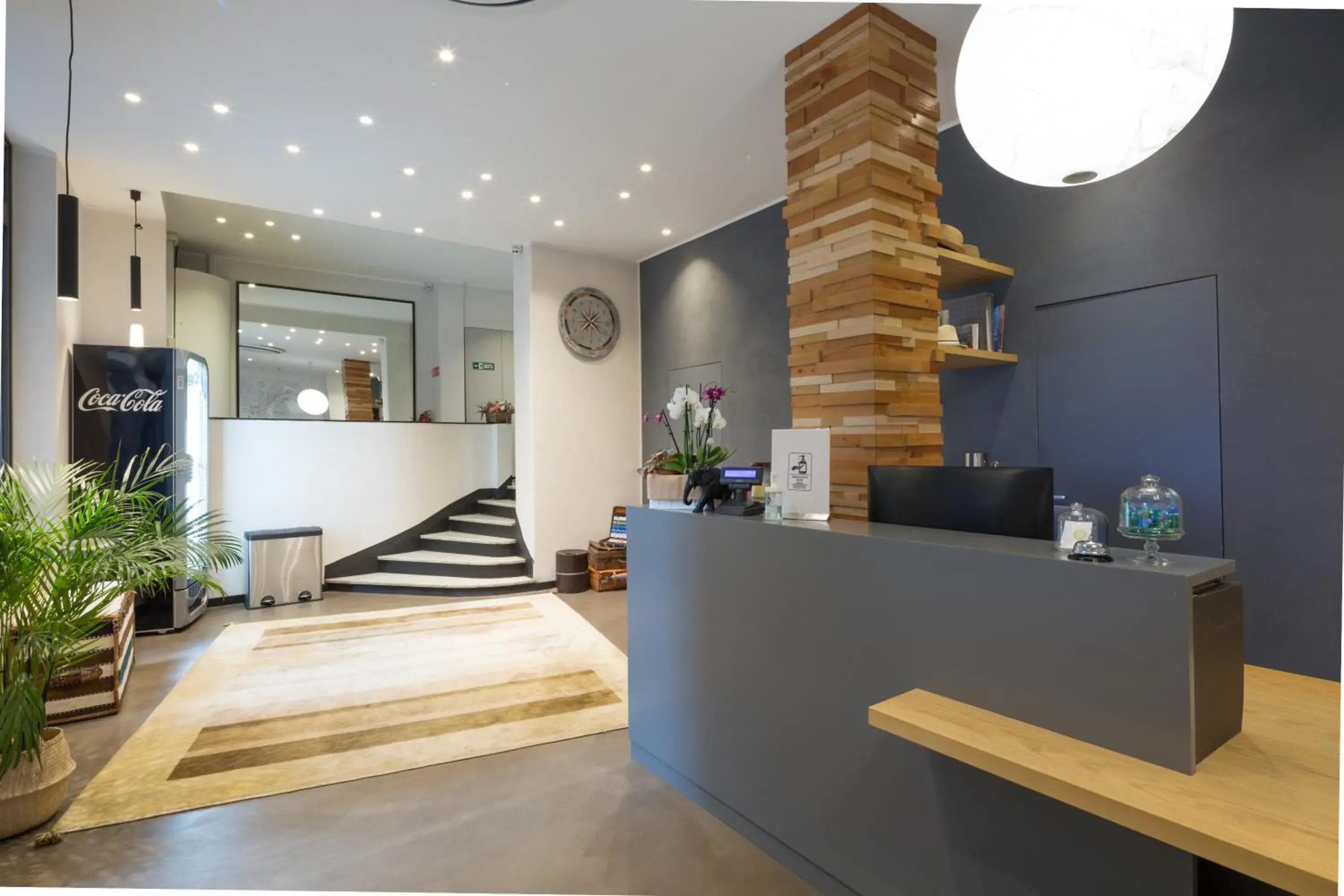 Lobby or reception in Hotel Doria Lobby or reception in Hotel Doria