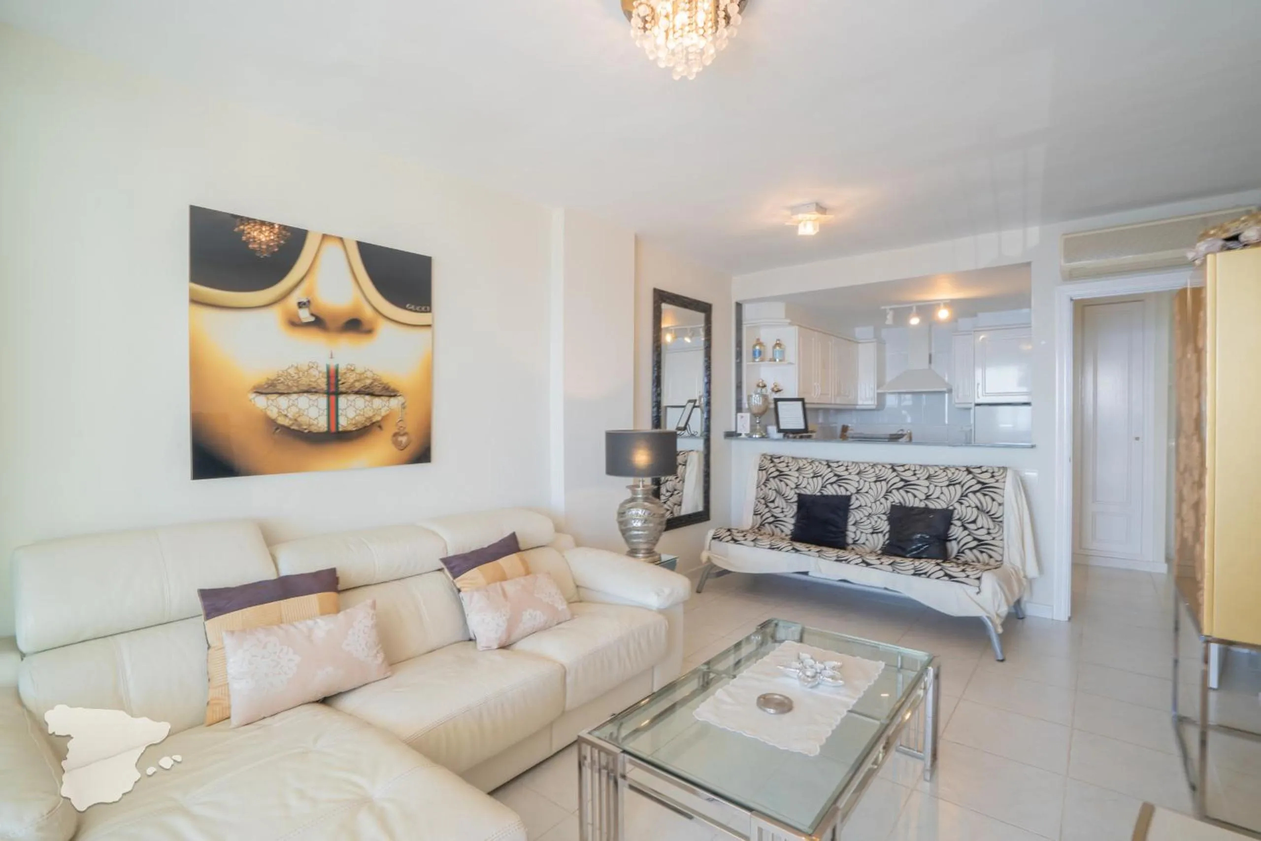 Communal lounge/ TV room in CostaBlancaDreams Nautico in Calpe