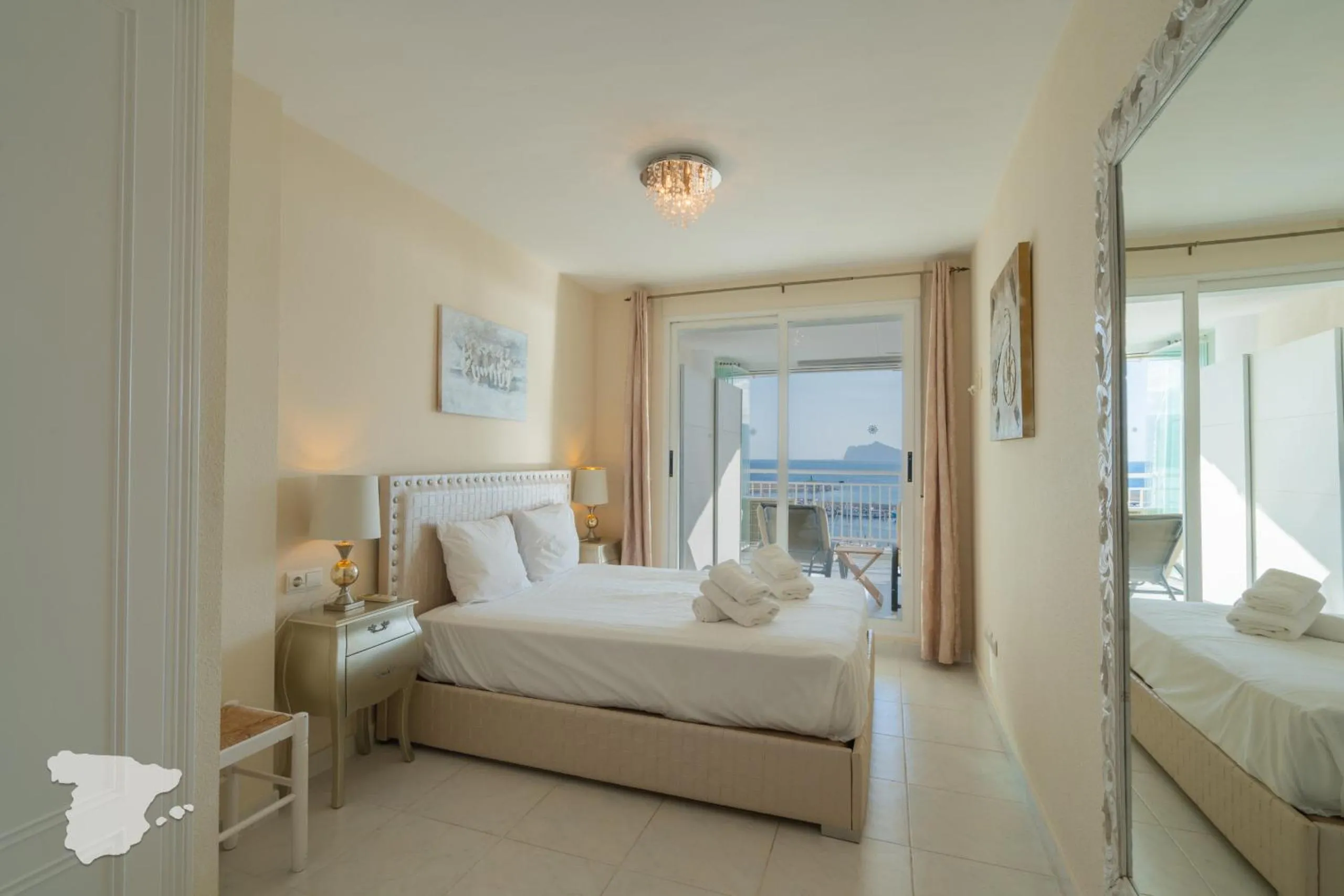 Bed in CostaBlancaDreams Nautico in Calpe