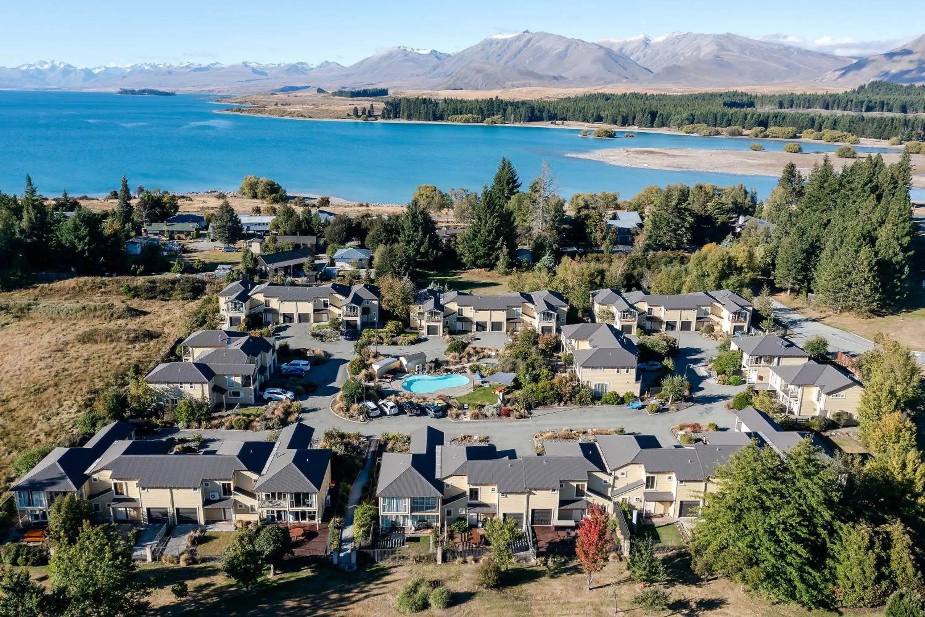 Lake view in Mantra Lake Tekapo Lake view in Mantra Lake Tekapo