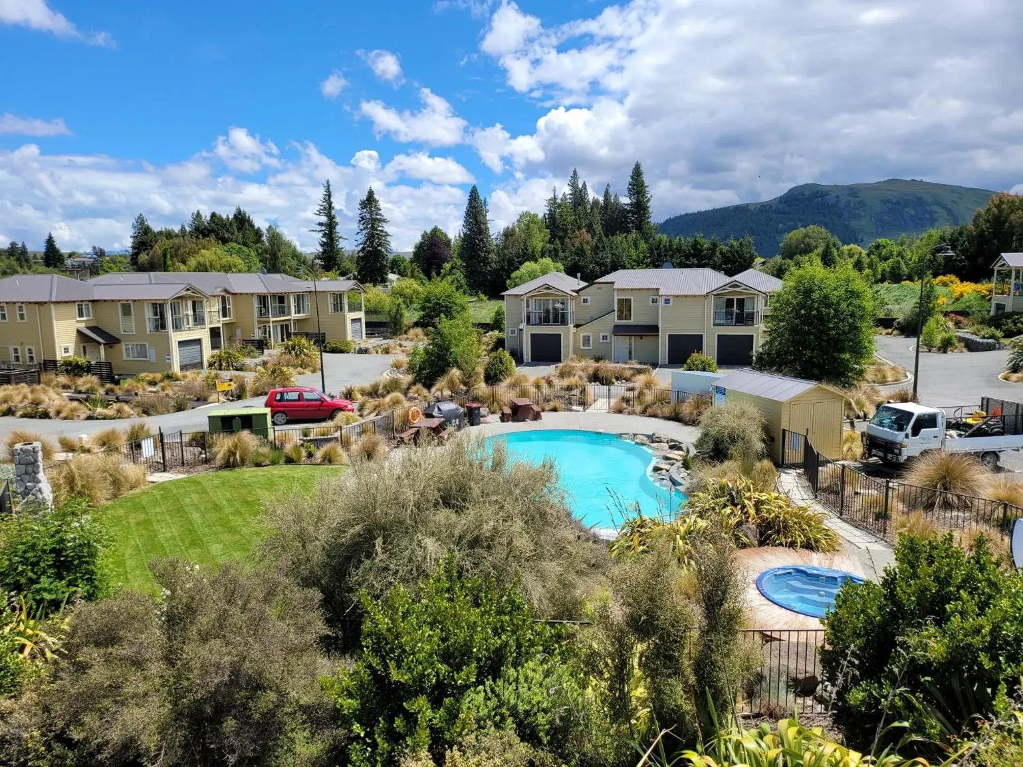 Bird's eye view in Mantra Lake Tekapo Bird's eye view in Mantra Lake Tekapo