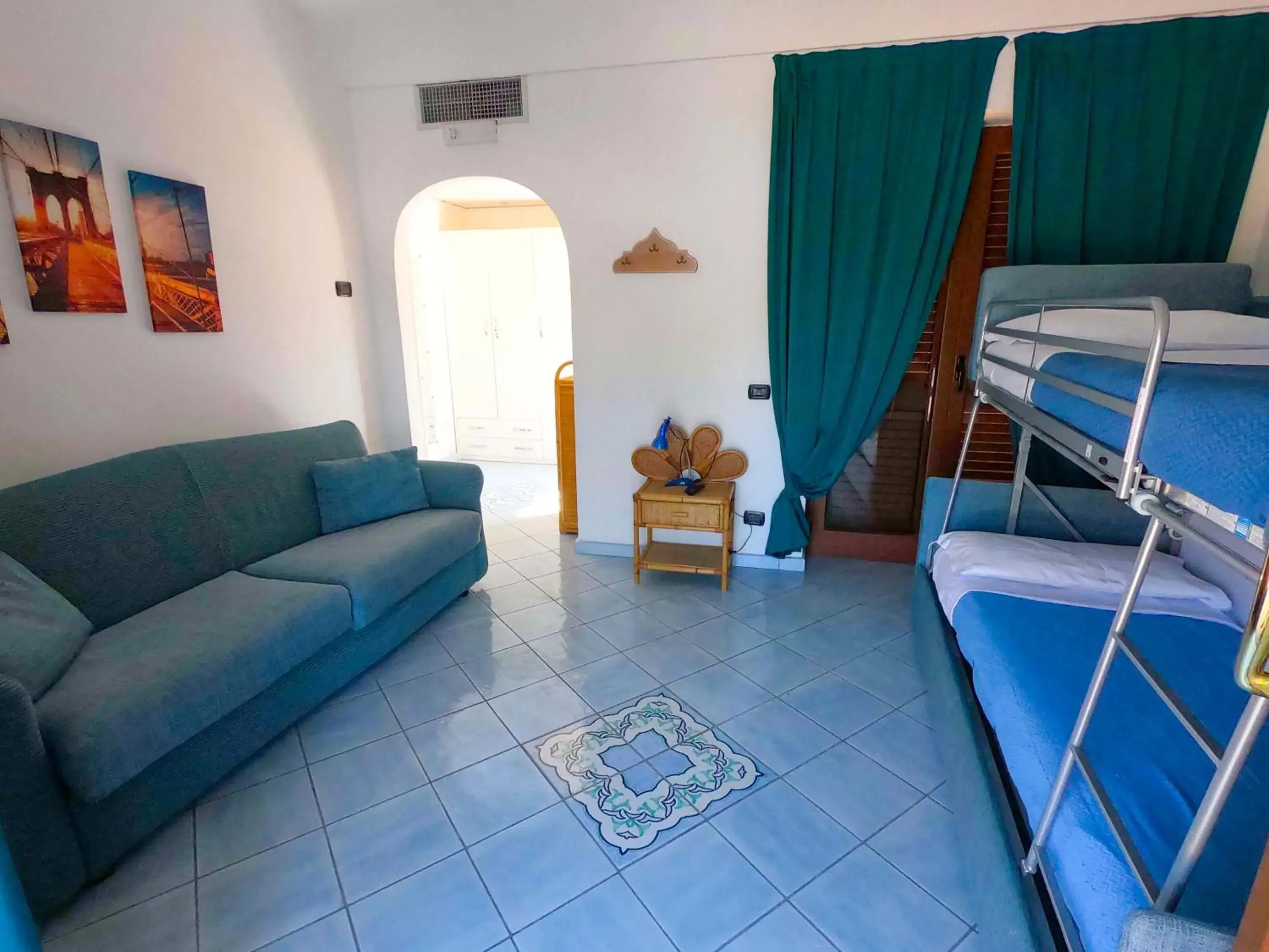 Bed in Hotel Punta Imperatore Bed in Hotel Punta Imperatore