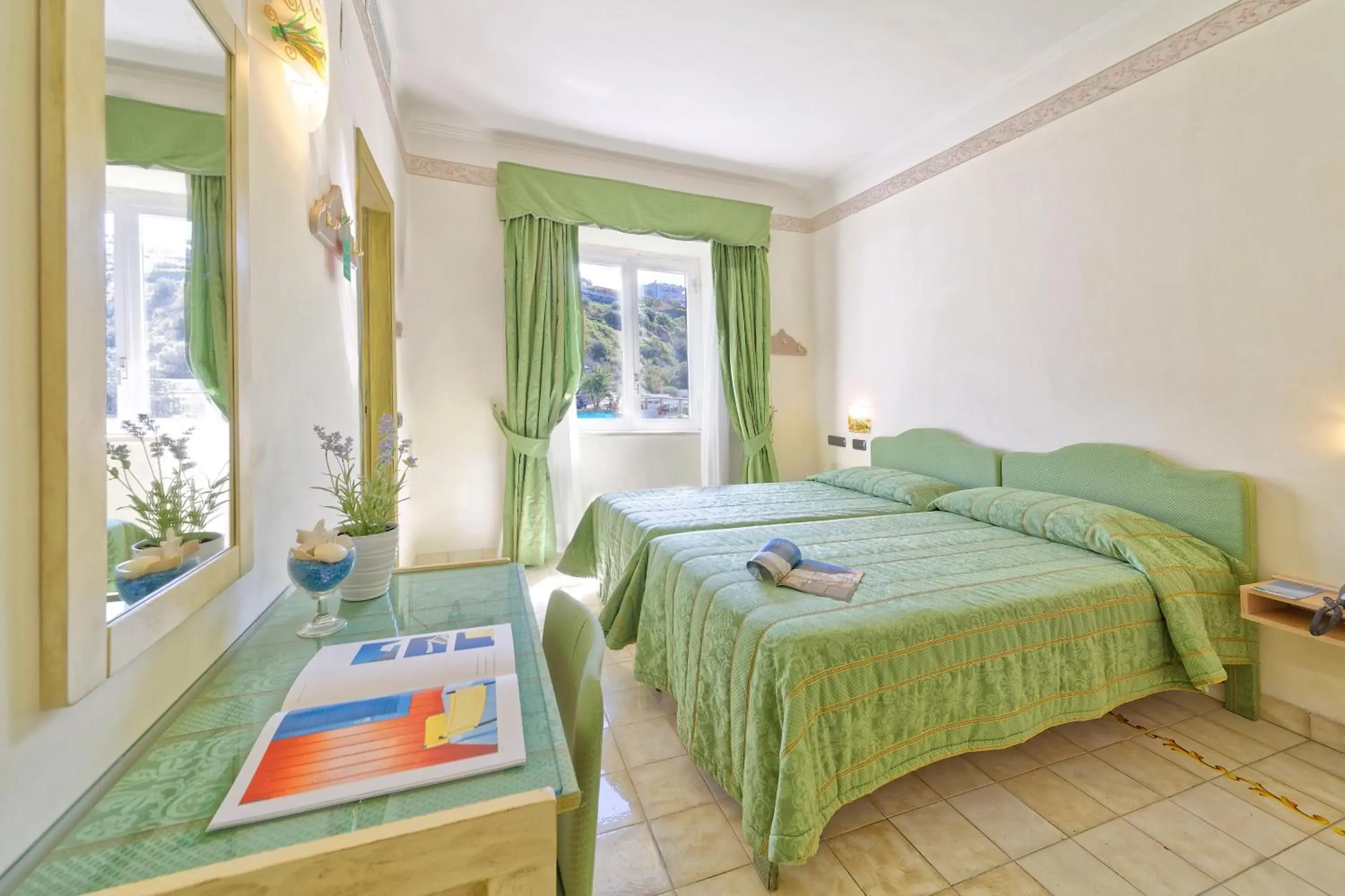 Bed in Hotel Punta Imperatore Bed in Hotel Punta Imperatore