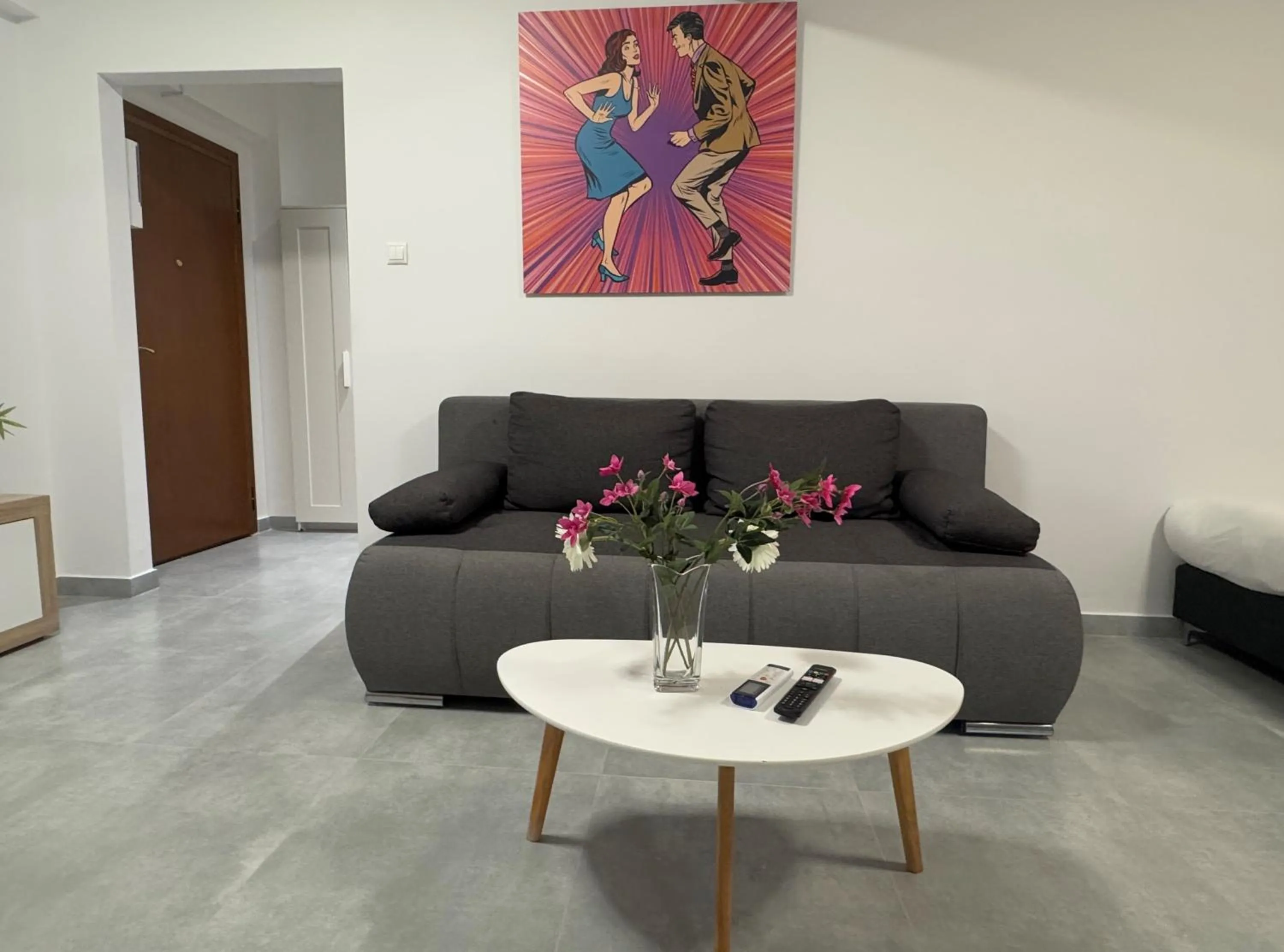 Living room in Connect Suites