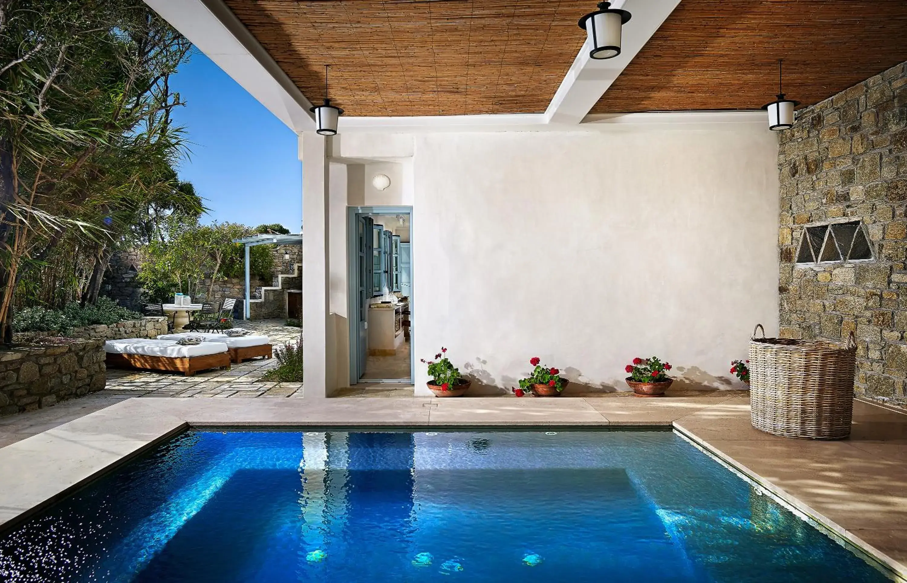 Waterfront Suite with Private Whirlpool (1148 feet from the main hotel) in Belvedere Mykonos - Waterfront Villa & Suites - The Leading Hotels of the World Waterfront Suite with Private Whirlpool (1148 feet from the main hotel) in Belvedere Mykonos - Waterfront Villa & Suites - The Leading Hotels of the World