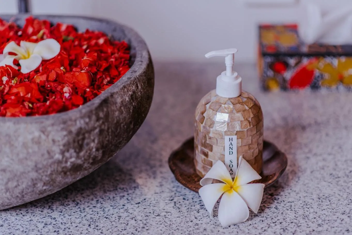 Decorative detail in Lembongan Small Heaven Bungalow