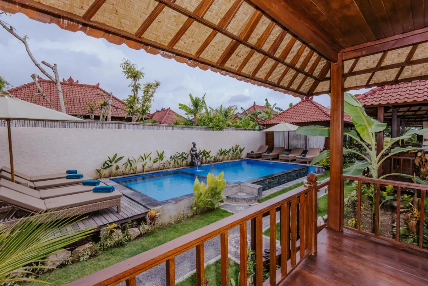Pool view in Lembongan Small Heaven Bungalow