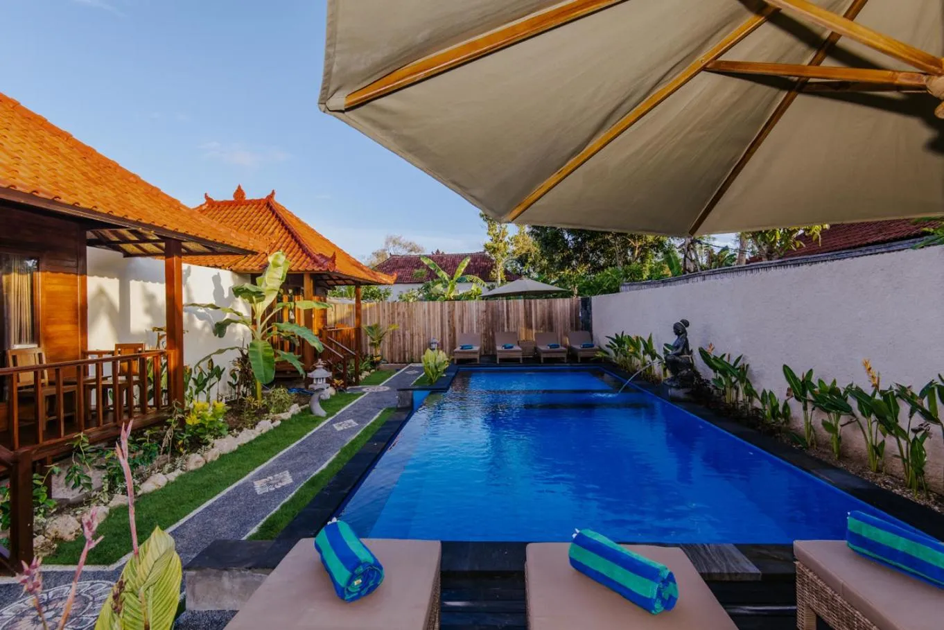 Pool view in Lembongan Small Heaven Bungalow