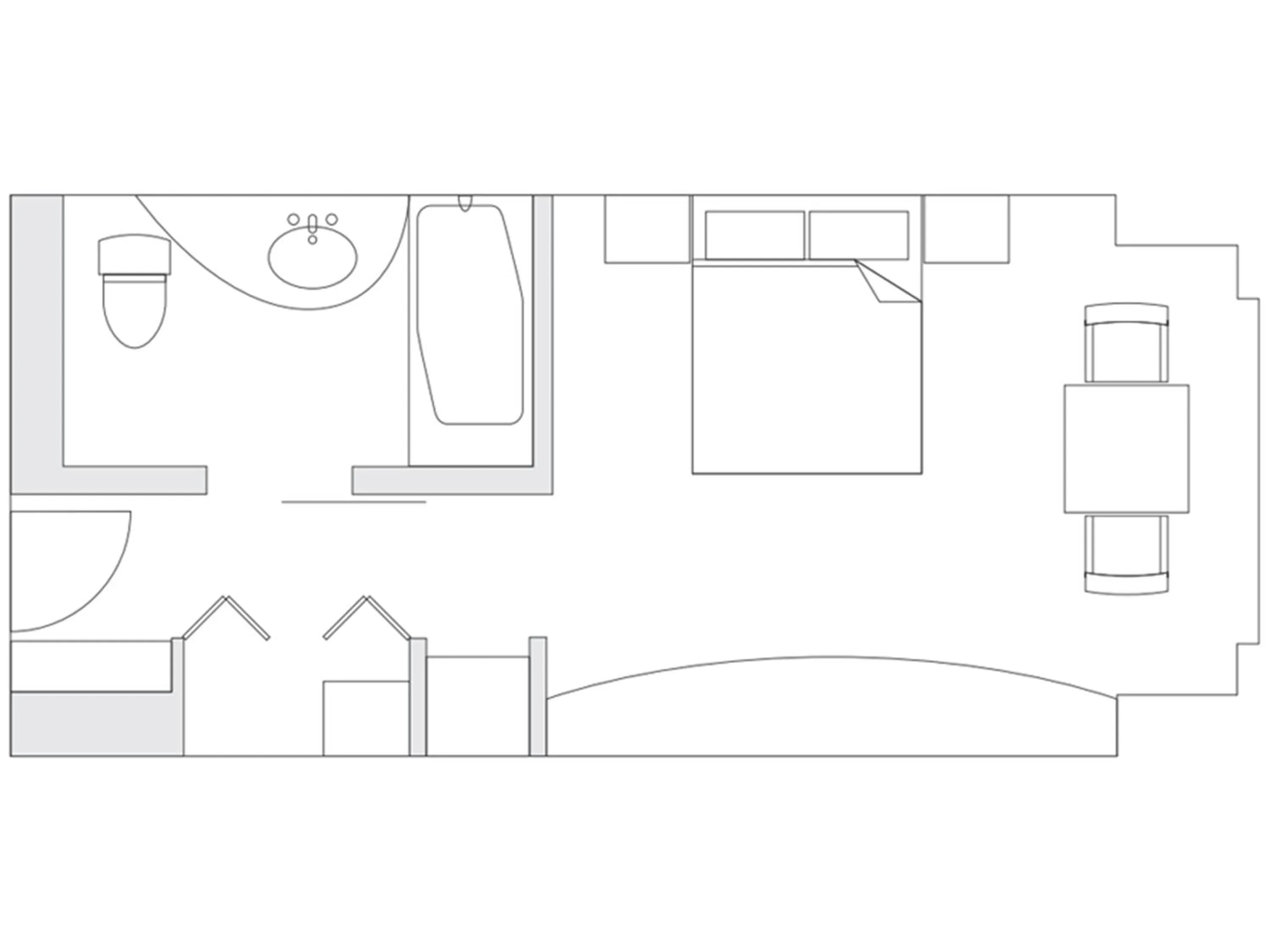 Floor plan in Grand Prince Hotel Osaka Bay