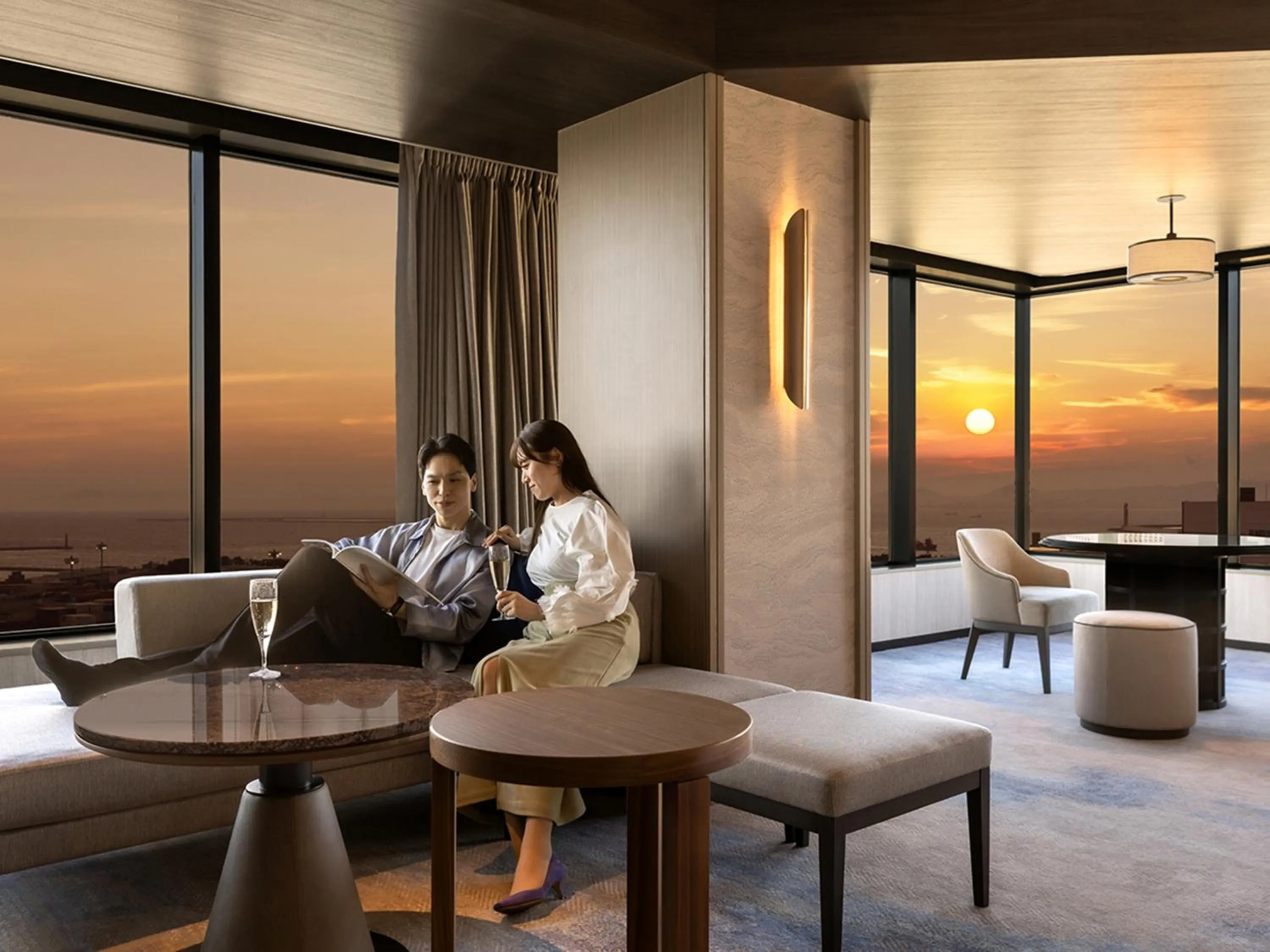 People in Grand Prince Hotel Osaka Bay