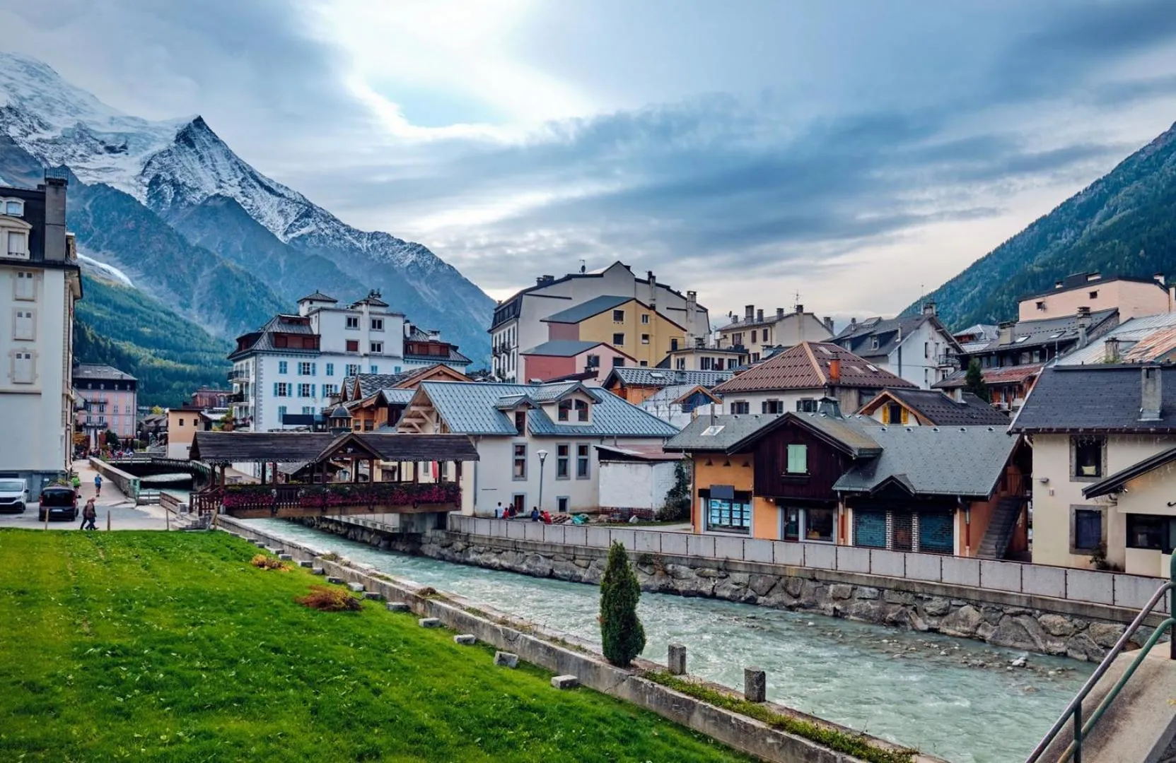 City view in Apartment Grepon 3A - A Central Chamonix Haven