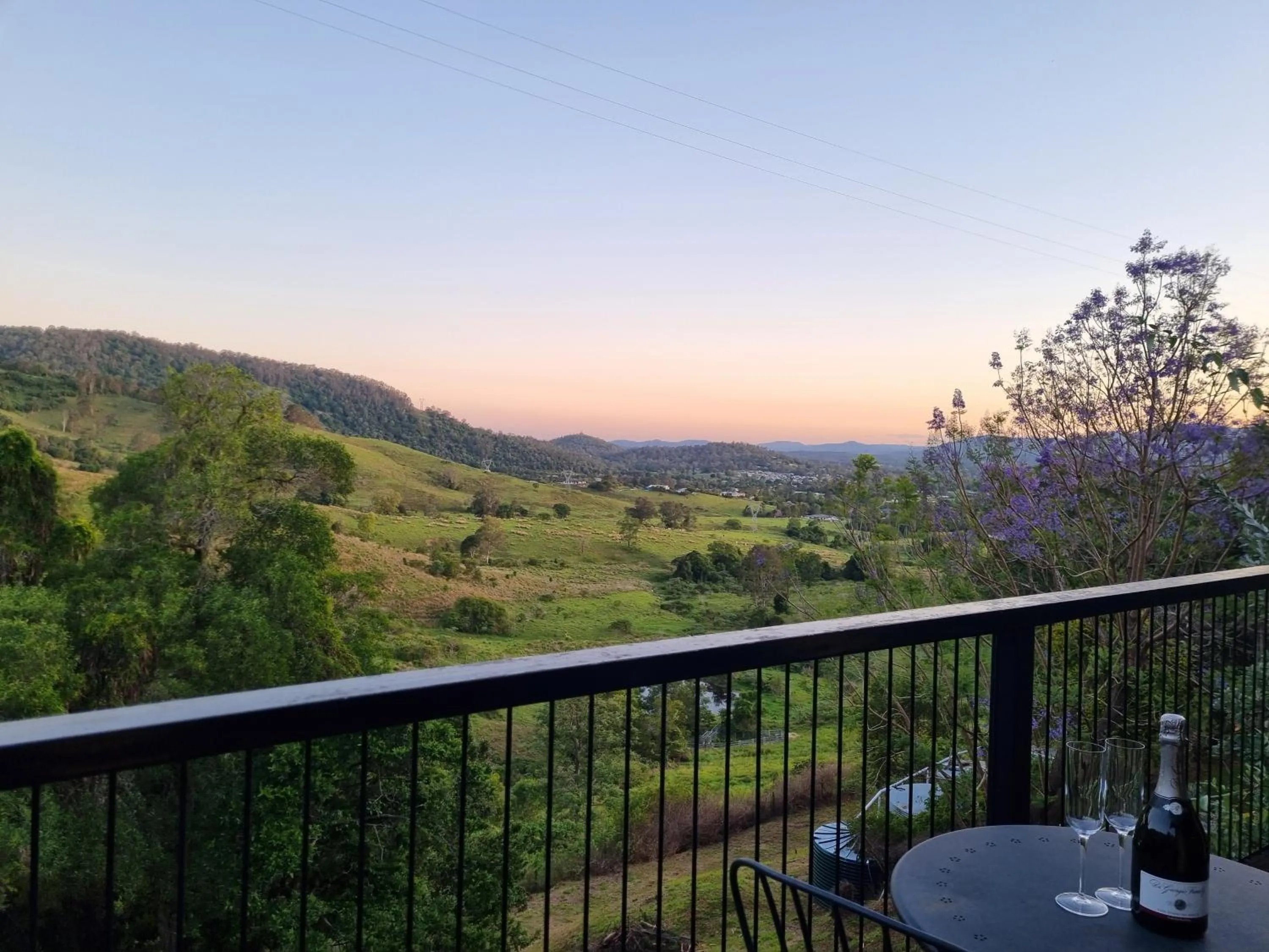 Mountain view in Dayboro Cottages