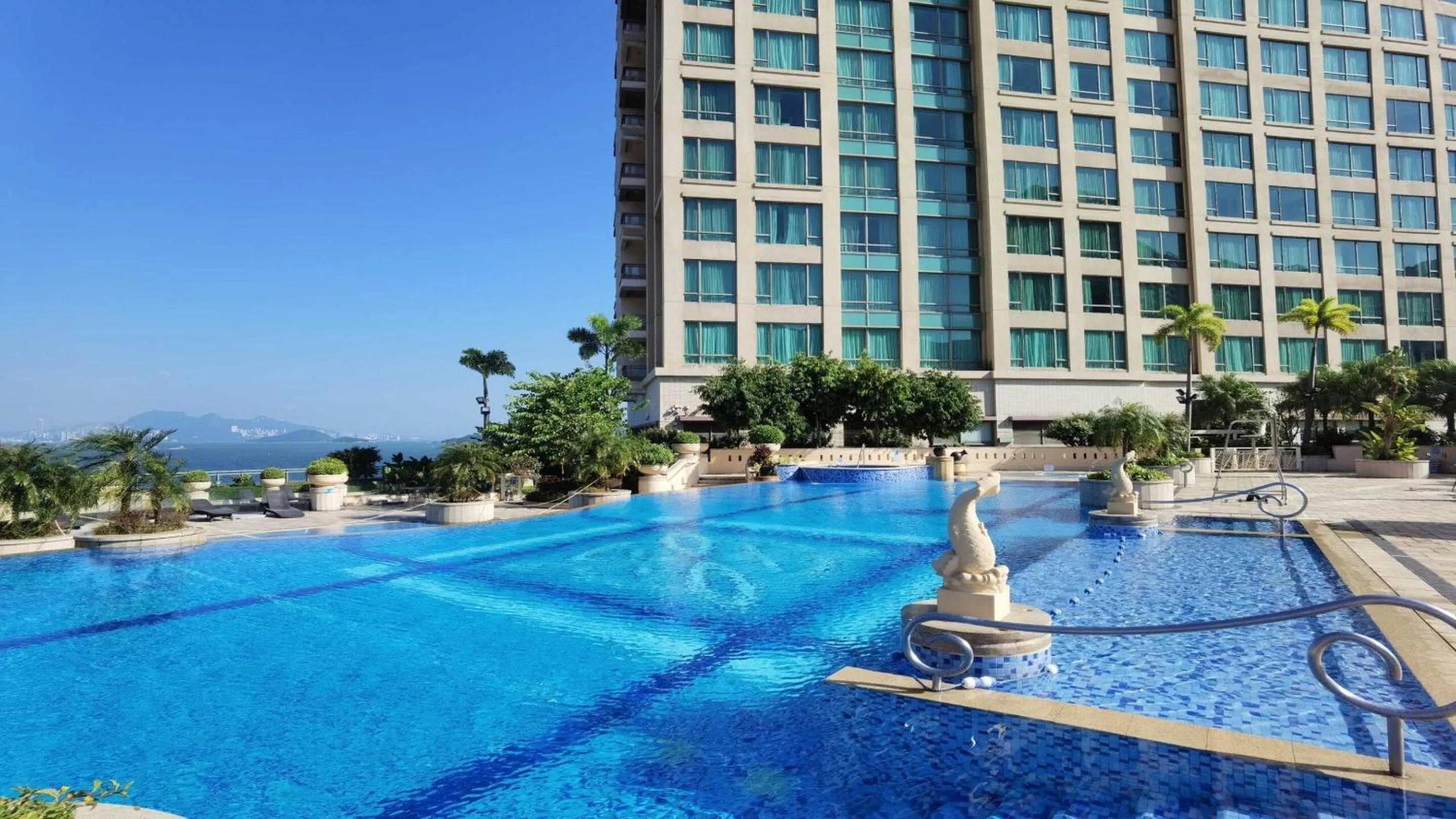 Swimming pool in Auberge Discovery Bay Hong Kong