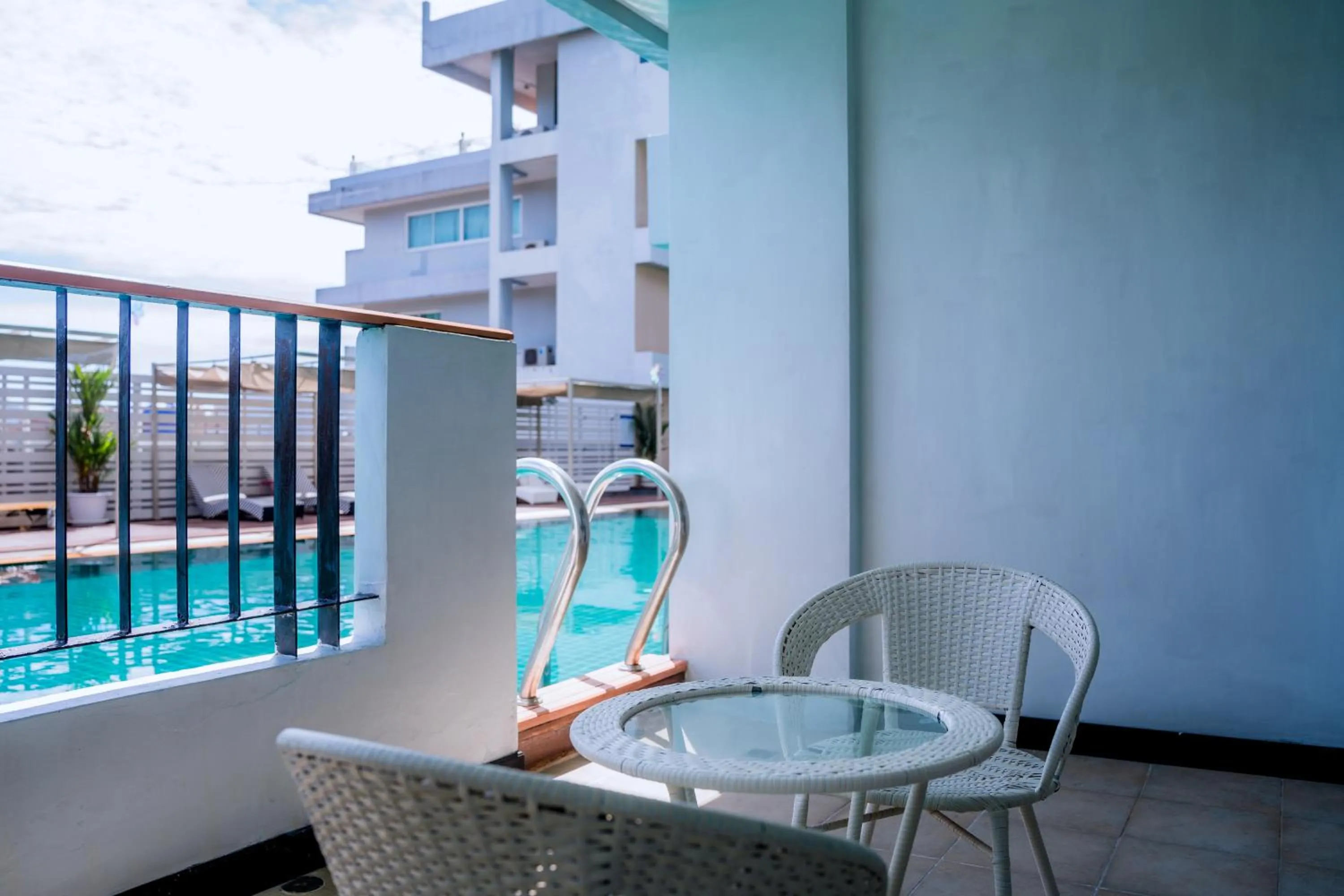 Balcony/Terrace in Casa Del M Patong Phuket - Newly Renovated