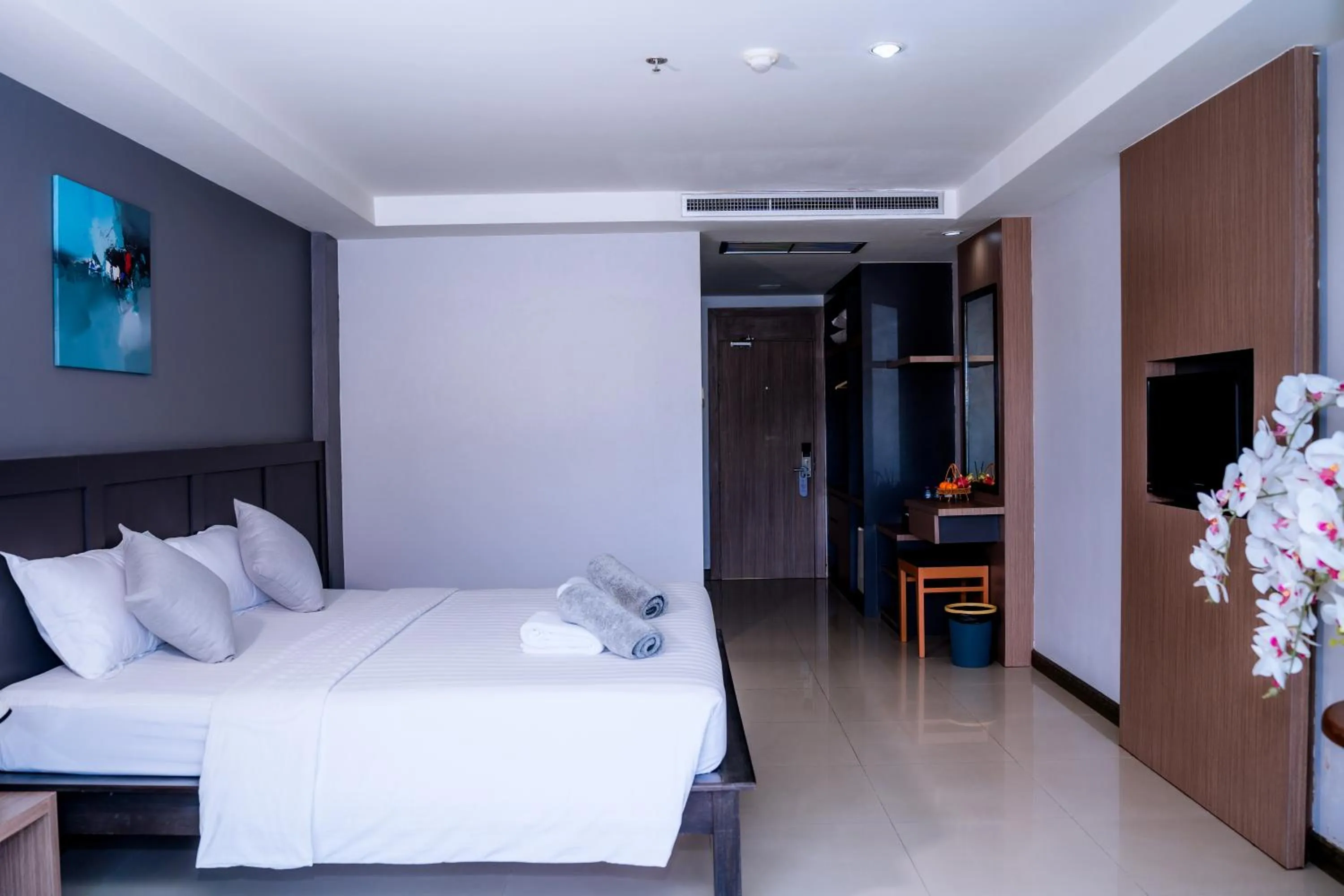 Bedroom, Bed in Casa Del M Patong Phuket - Newly Renovated